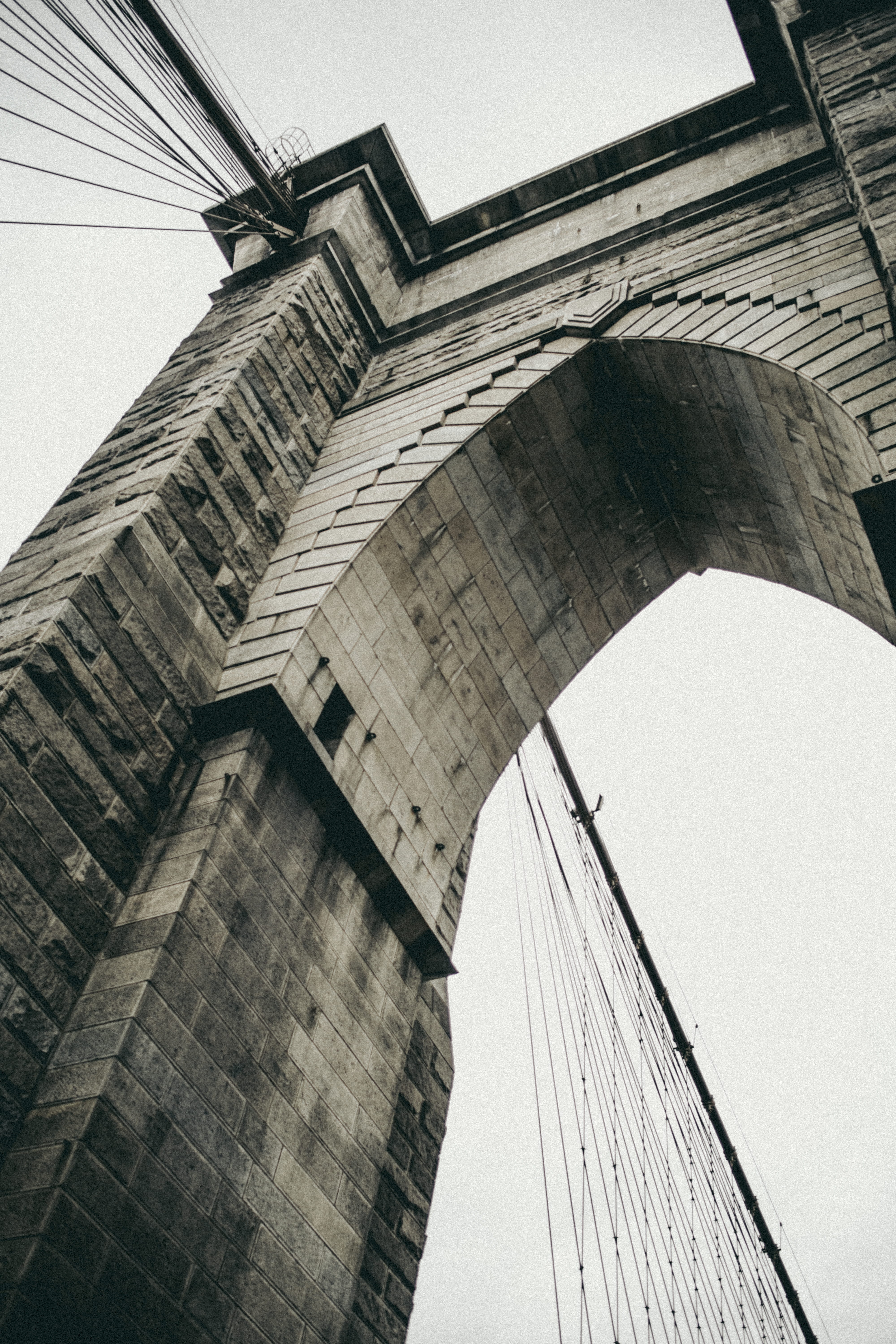 day, tall - high, building, new york, brooklyn bridge, travel, dumbo brooklyn, dumbo, city, bridge, tourism, built structure, bridge - man made structure, Phone HD Wallpaper