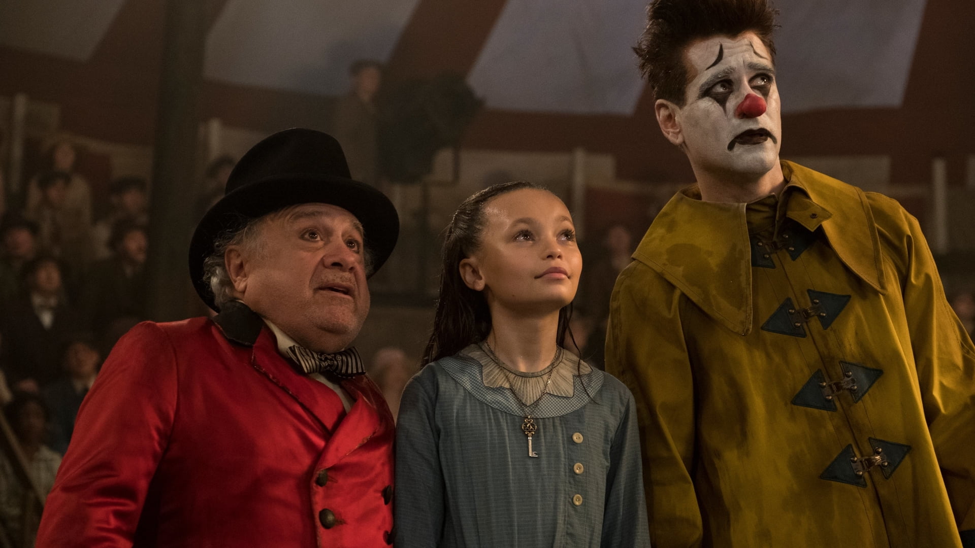 Danny DeVito, Dumbo (2019), Movie, Nico Parker, 1080P, Colin Farrell, HD Wallpaper