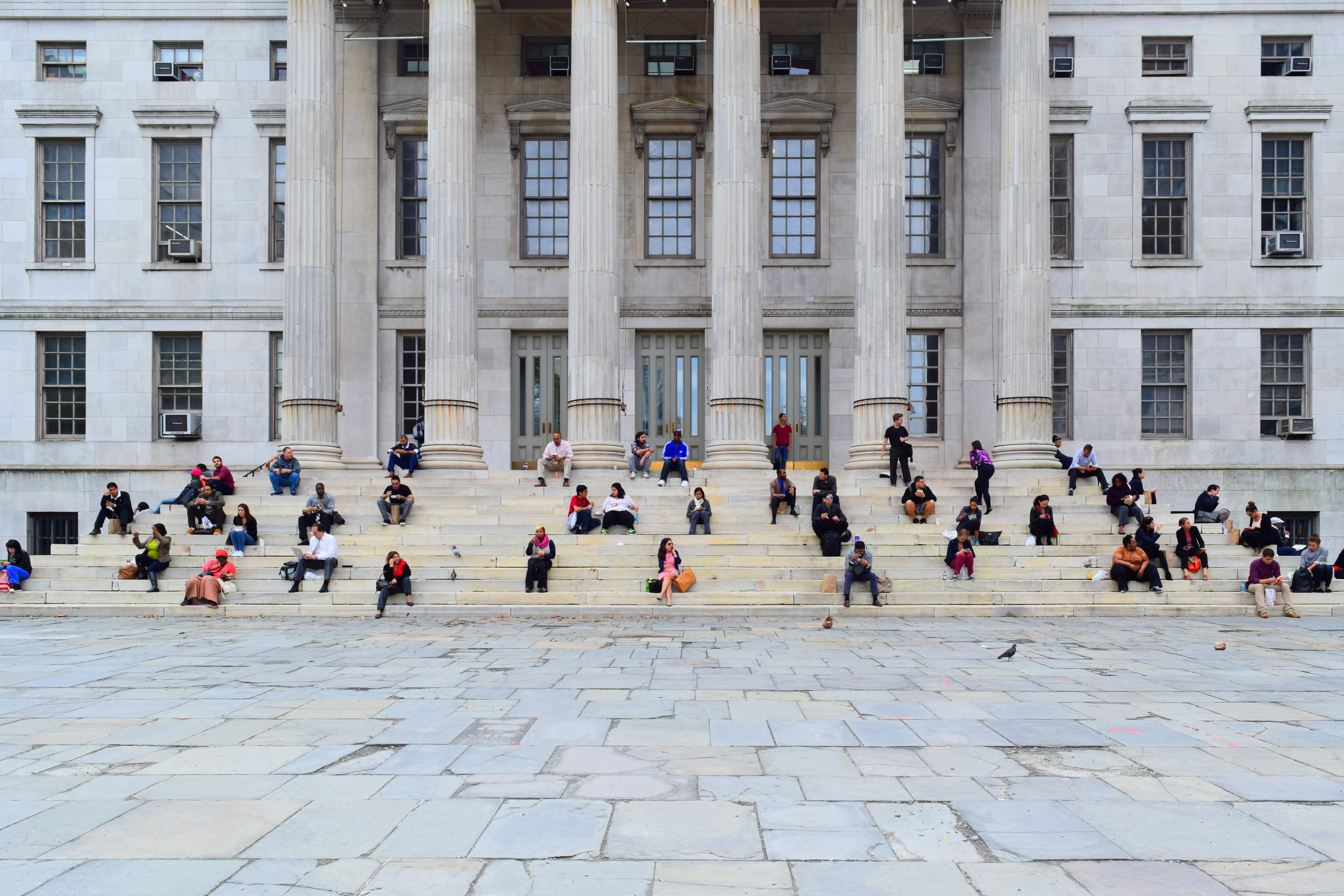 5K, city, street, borough hall, travel destinations, window, travel, building, built structure, crowd, architecture, earth, stone, women, outdoors, government, HD Wallpaper