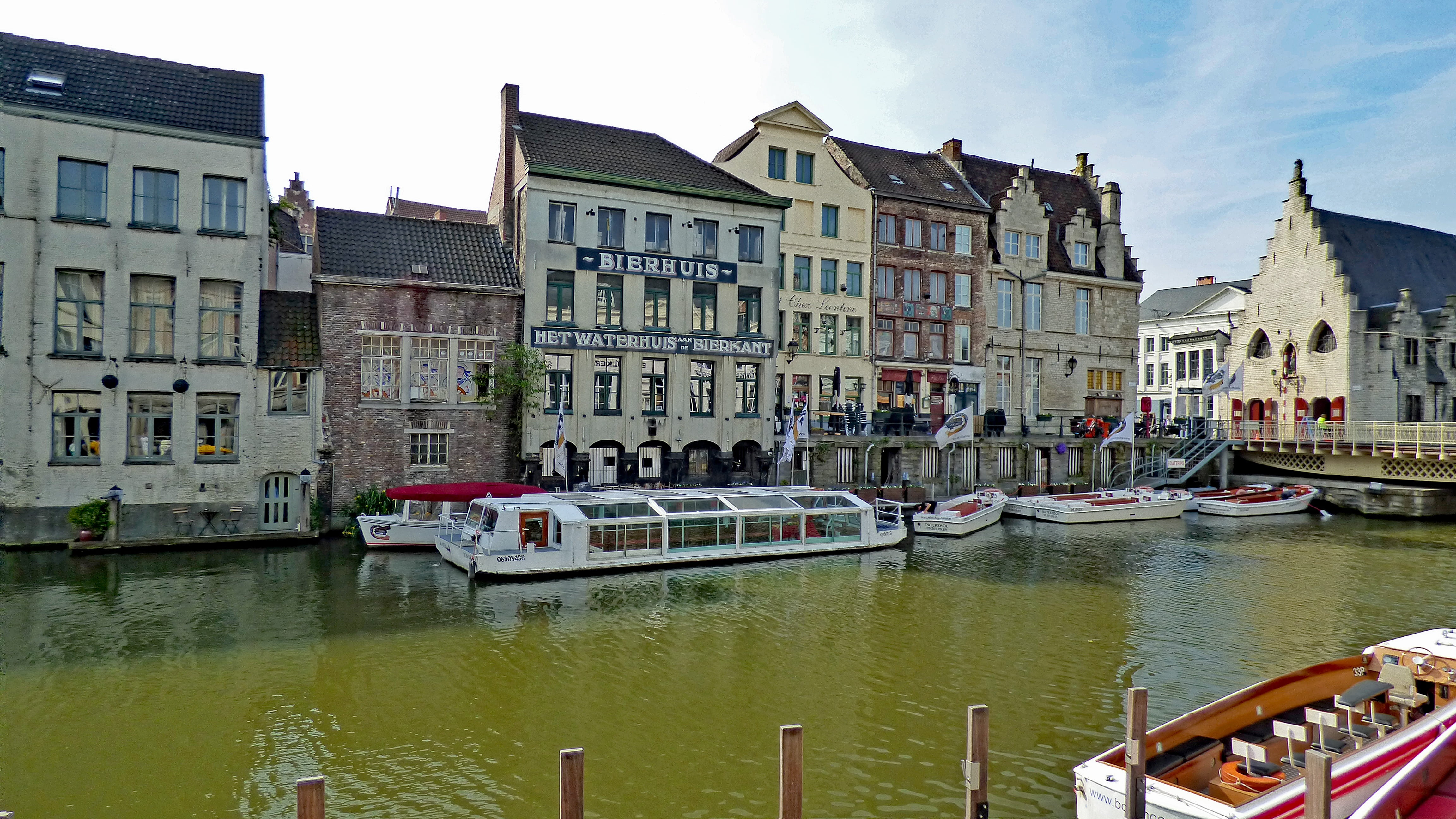 sky, passenger craft, architecture, day, sailboat, reflection, travel, residential district, heritage, gent, no people, nature, built structure, building exterior, HD Wallpaper