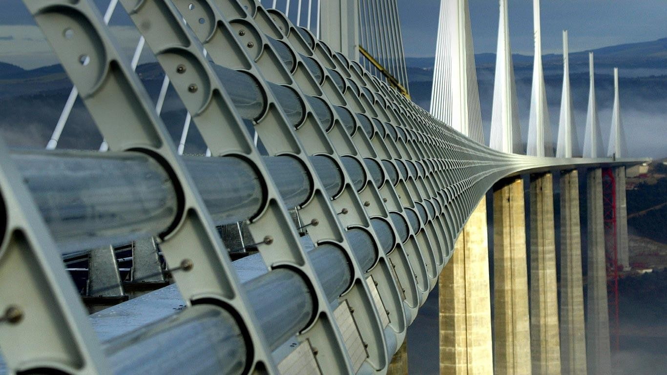 Millau Viaduct, 720P, Bridges, HD Wallpaper
