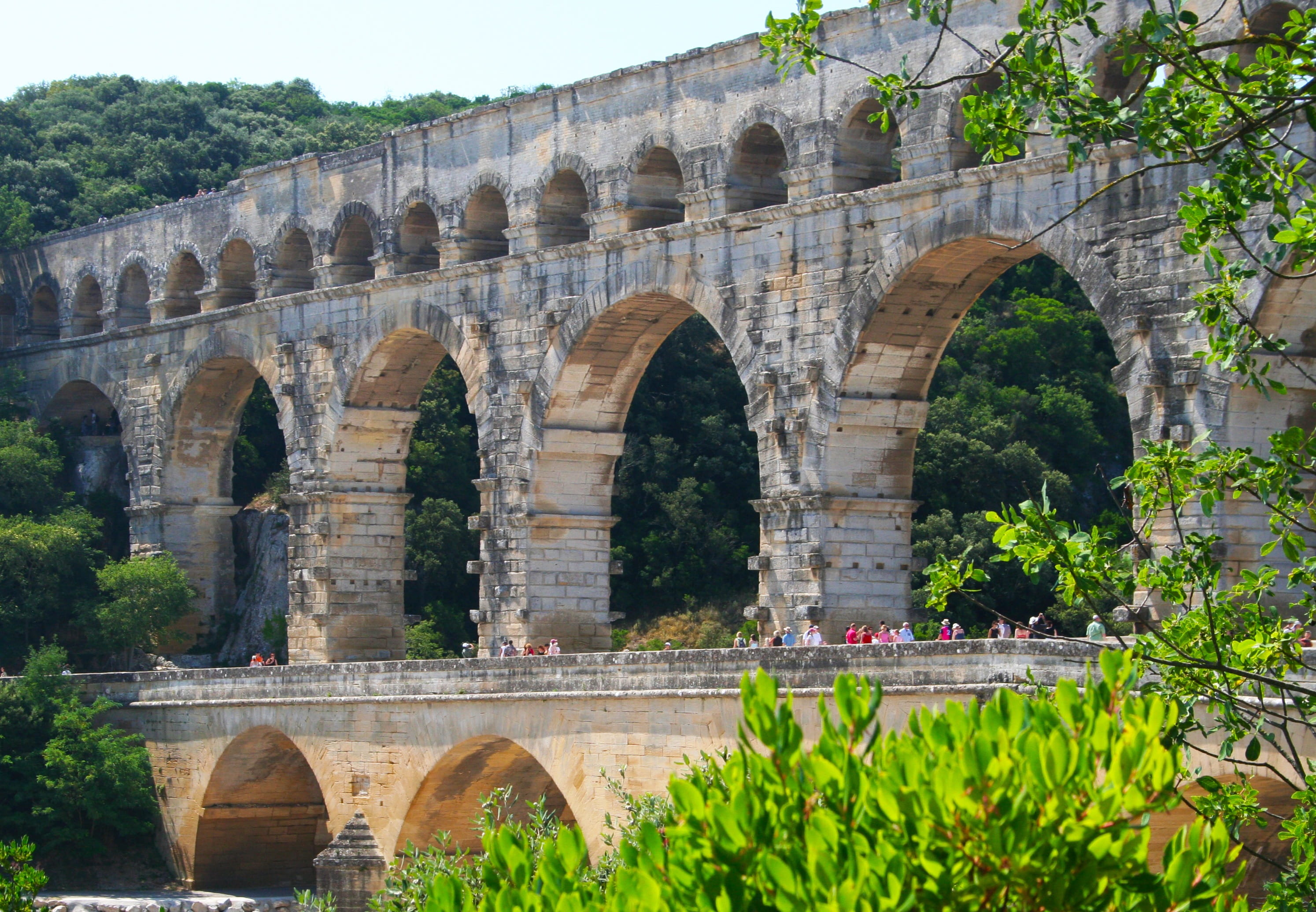 structure, the past, nature, transportation, no people, water supply, arch, plant, arched, day, sol, ancient civilization, tourist, bridge, old, viaduct, HD Wallpaper