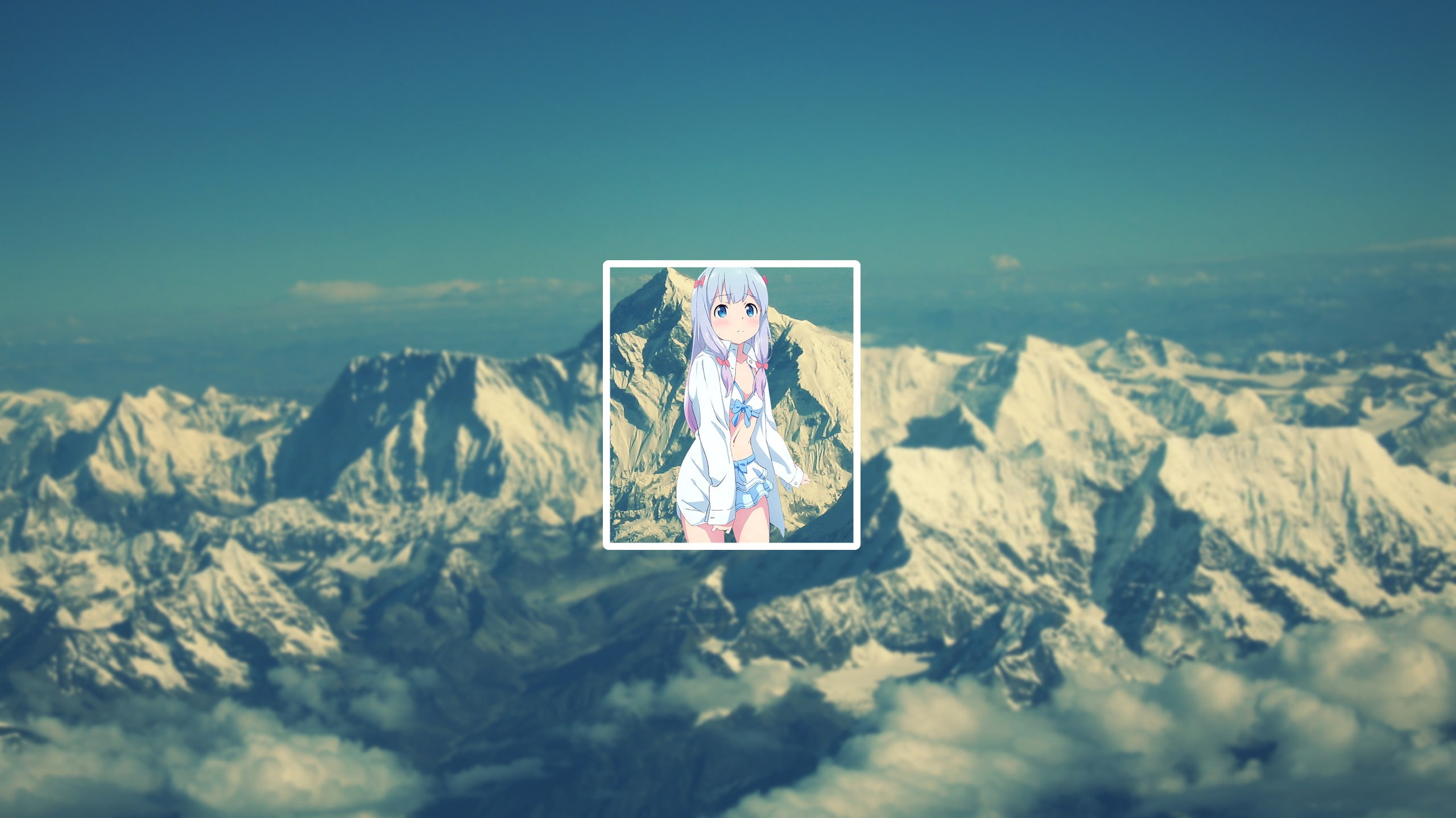 fungus, day, human representation, nature, 2K, one person, technology, anime, anime girls, Shikiyo, sky, cloud - sky, scenics - nature, landscape, front view, HD Wallpaper