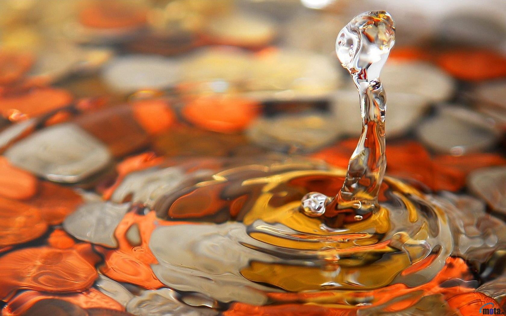 indoors, celebration, stones, motion, nature, clear, yellow, no people, macro, decoration, rippled, luxury, representation, orange color, transparent, 720P, HD Wallpaper