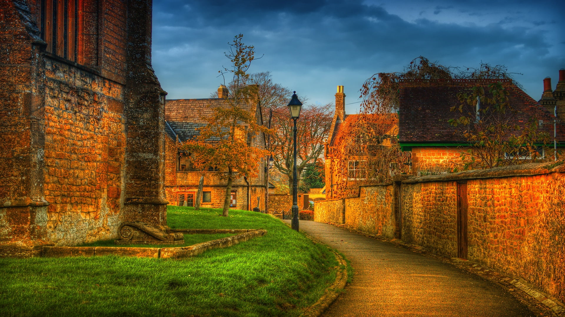 built Structure, uK, residential District, city, place of worship, cultures, travel, hdr, belief, 1080P, tree, direction, the way forward, medieval, nature, HD Wallpaper