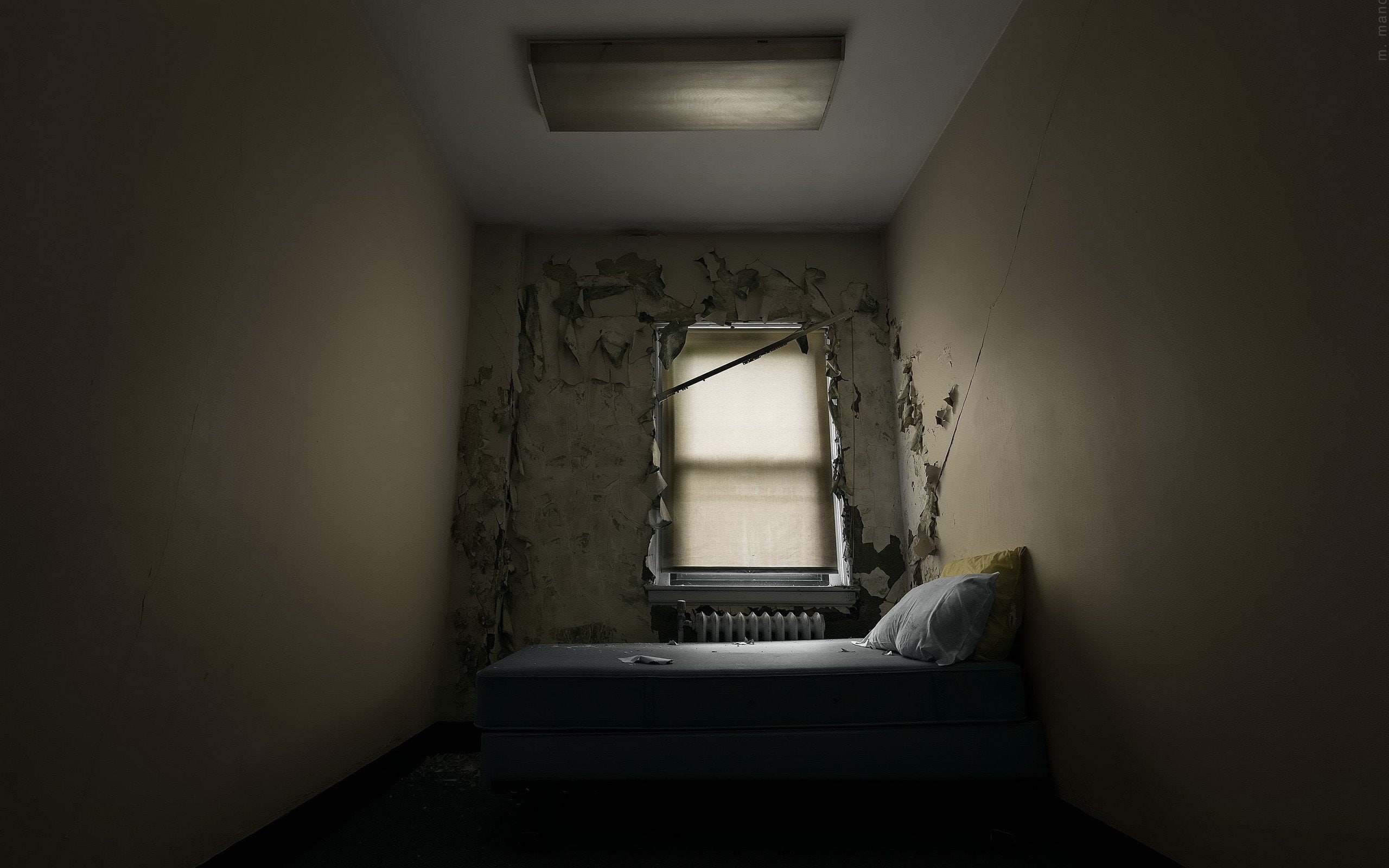 bed, hd, interiors, x, px, room, 2560x1600 px, 2K, art, oceans, nature, window, HD Wallpaper