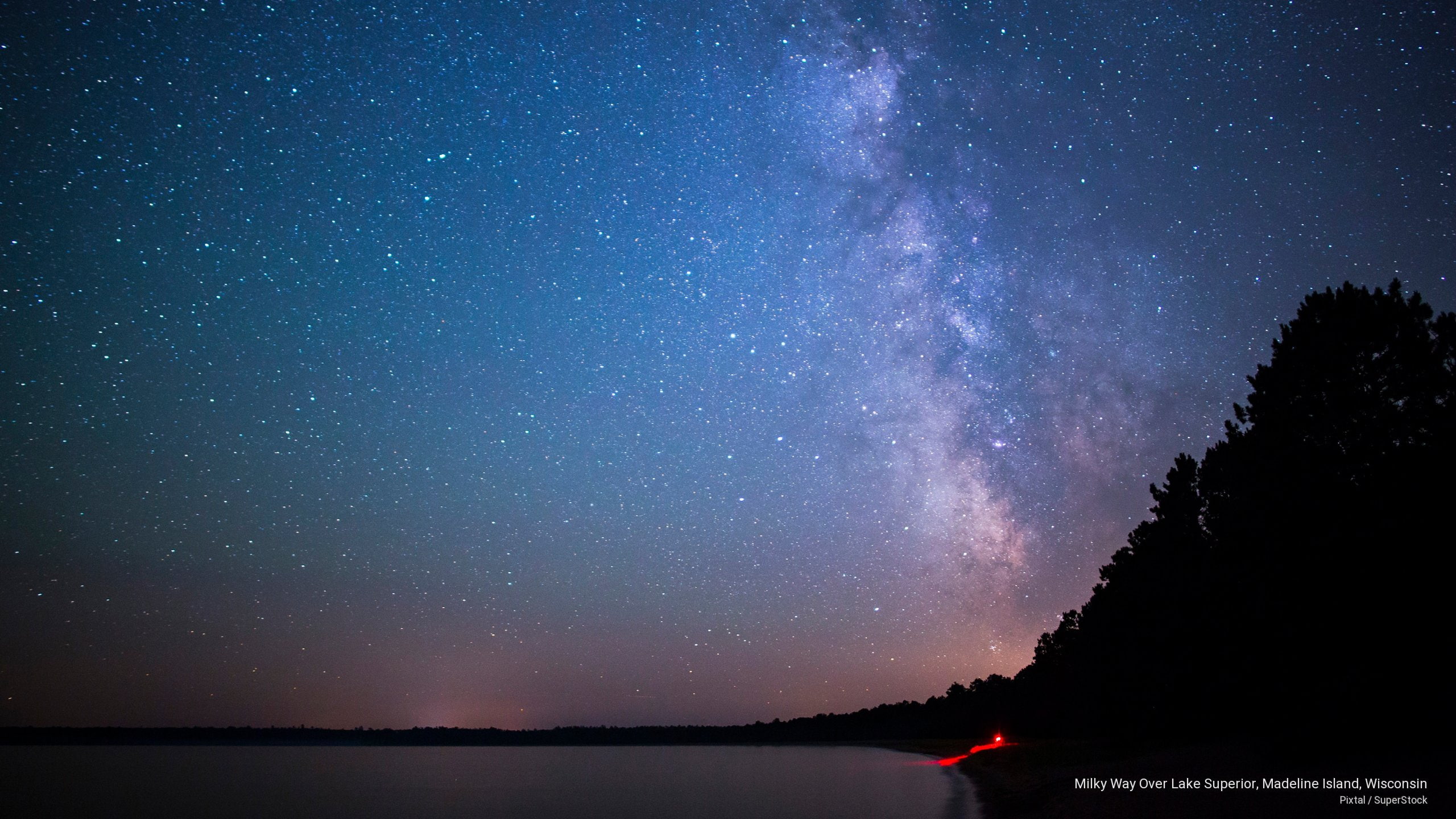 wisconsin, island, lake, milky, superior, madeline, 2K, Nature, way, HD Wallpaper