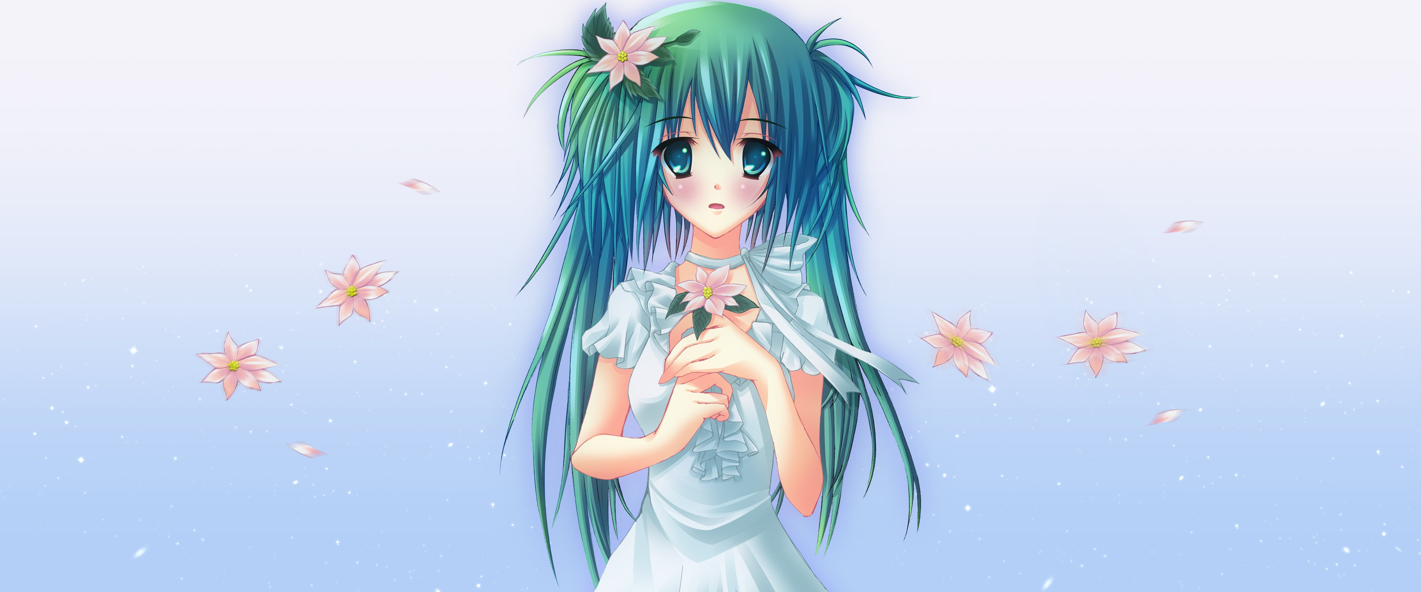 looking at camera, one Person, nature, indoors, studio shot, front view, hairstyle, bangs, computer Graphic, beautiful, eyes, mermaid, child, portrait, HD Wallpaper