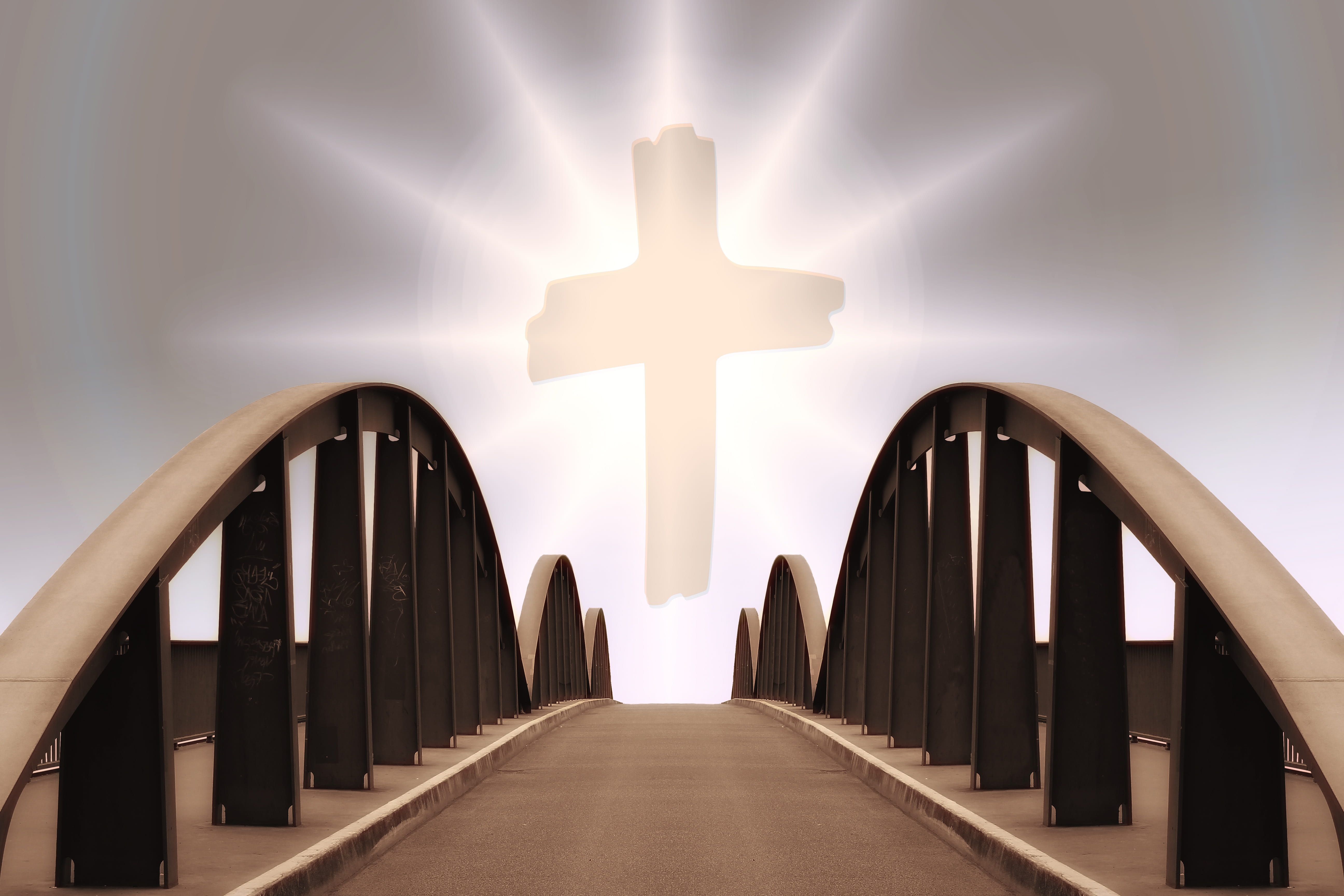 low angle view, belief, built structure, direction, sunset, no people, christ, religion, cross, architecture, church, place of worship, building, day, the way forward, HD Wallpaper