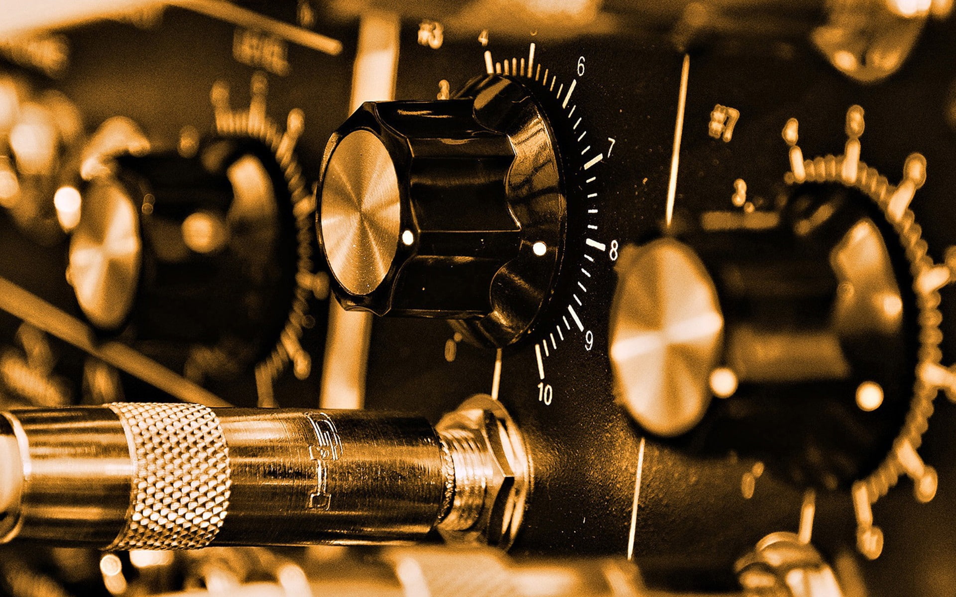 amplifiers, music, sepia, 1080P, HD Wallpaper