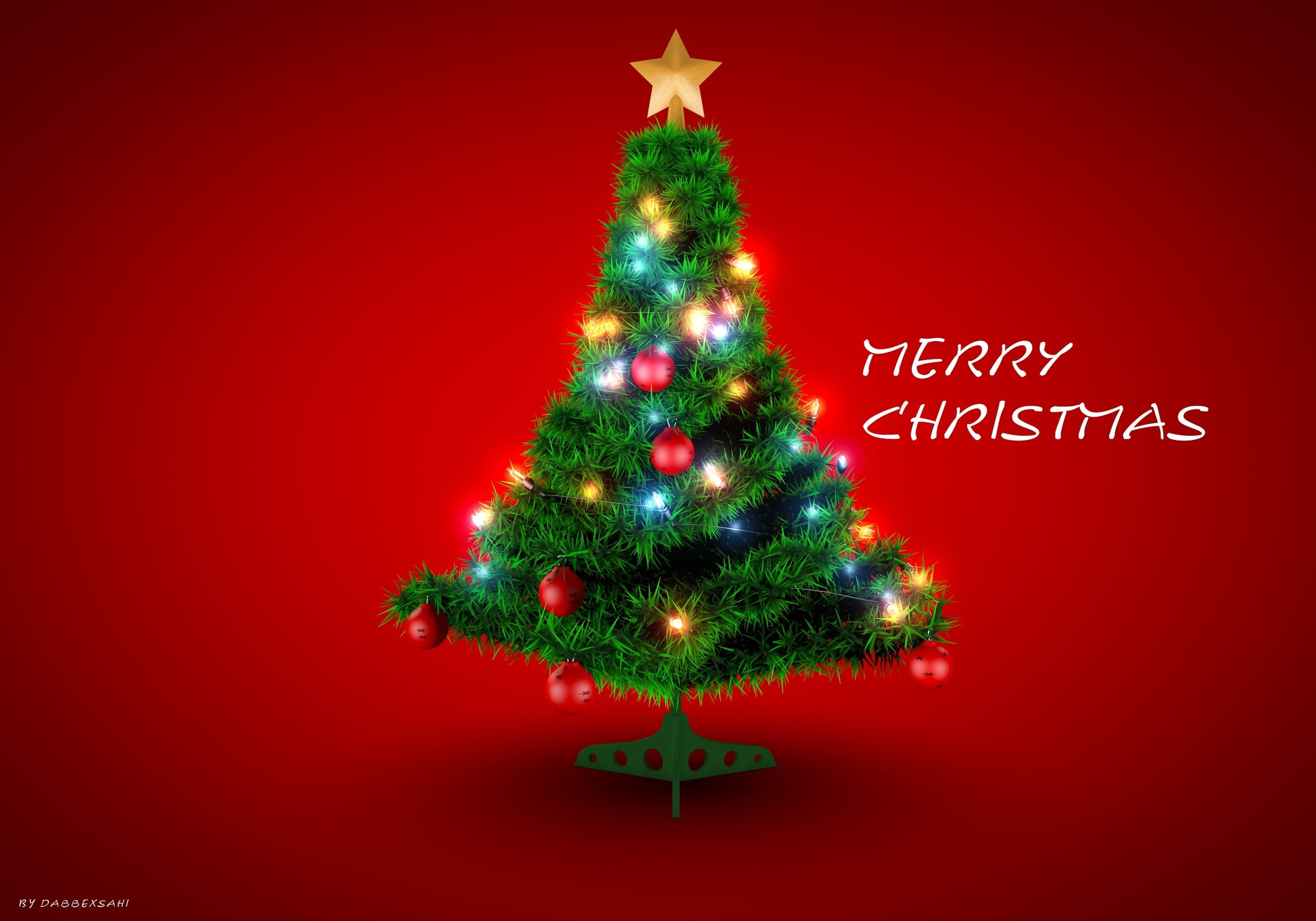 indoors, green color, star shape, colored background, 1080P, evergreen tree, holiday, celebration, celebration event, decoration, christmas ornament, New Year, HD Wallpaper