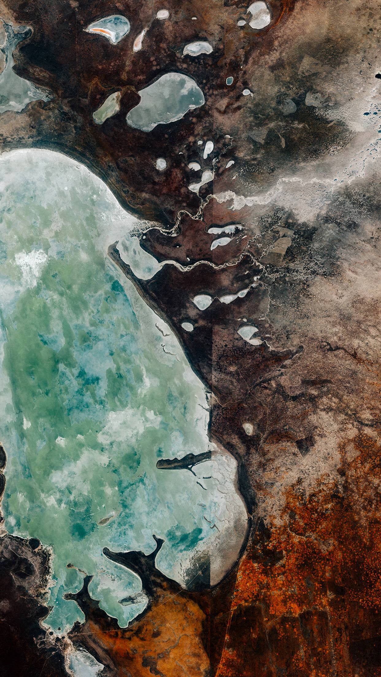 cold temperature, winter, stream - flowing water, sea, beauty in nature, snow, ice, no people, 1080P, scenics - nature, outdoors, nature, rock - object, Phone HD Wallpaper