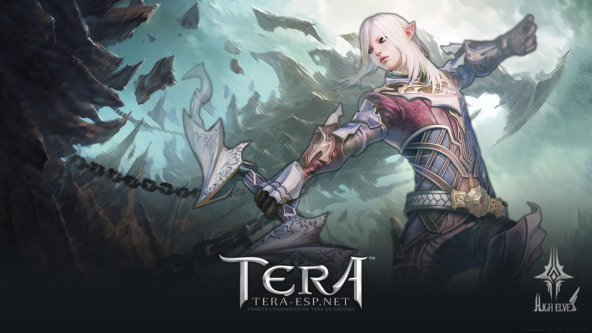 anime, tera, 1080P, fantasy, online, HD Wallpaper