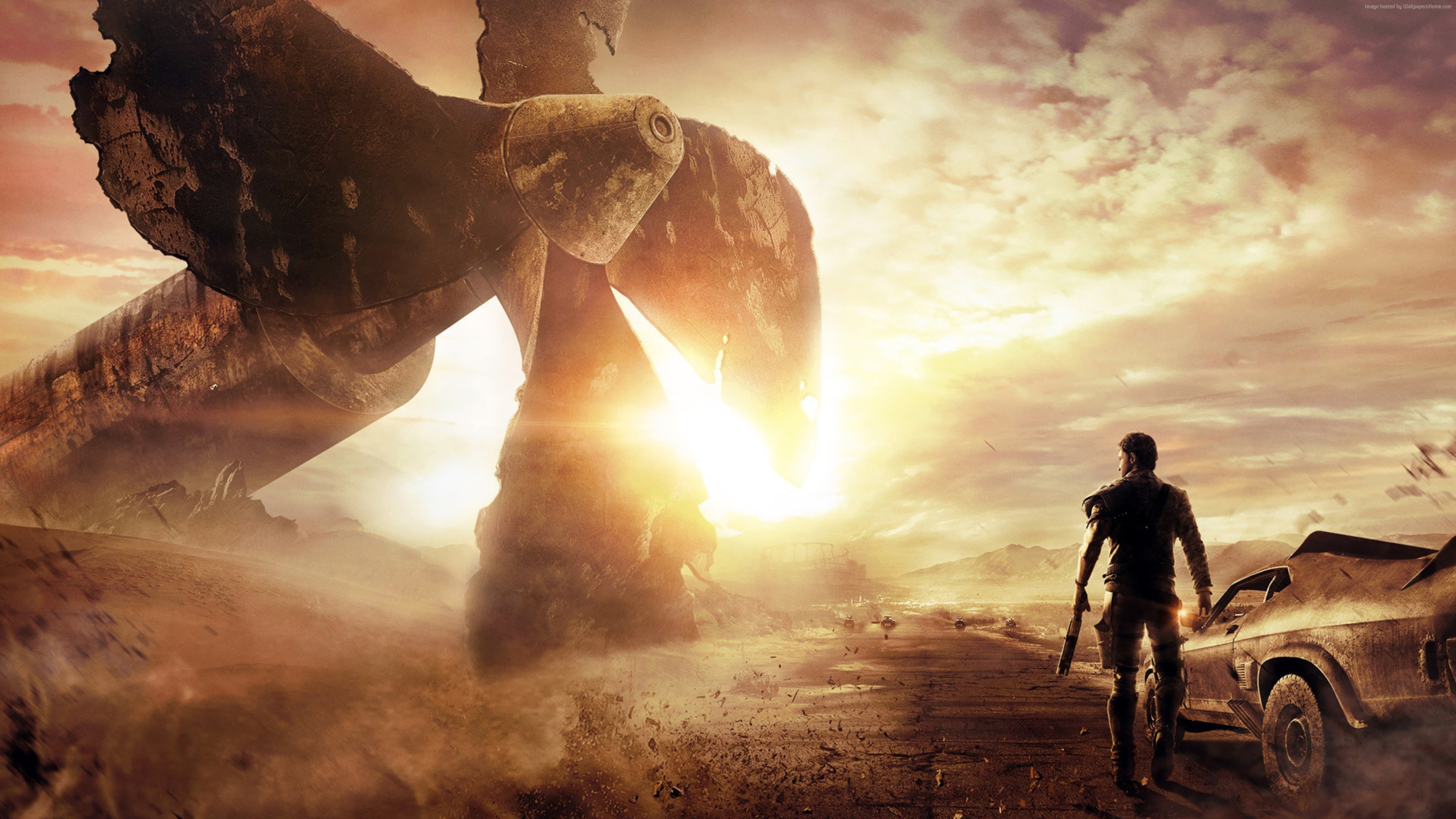 4K, shooter, game, PC, Best Games 2015, PS4, Xbox one, Mad Max, HD Wallpaper