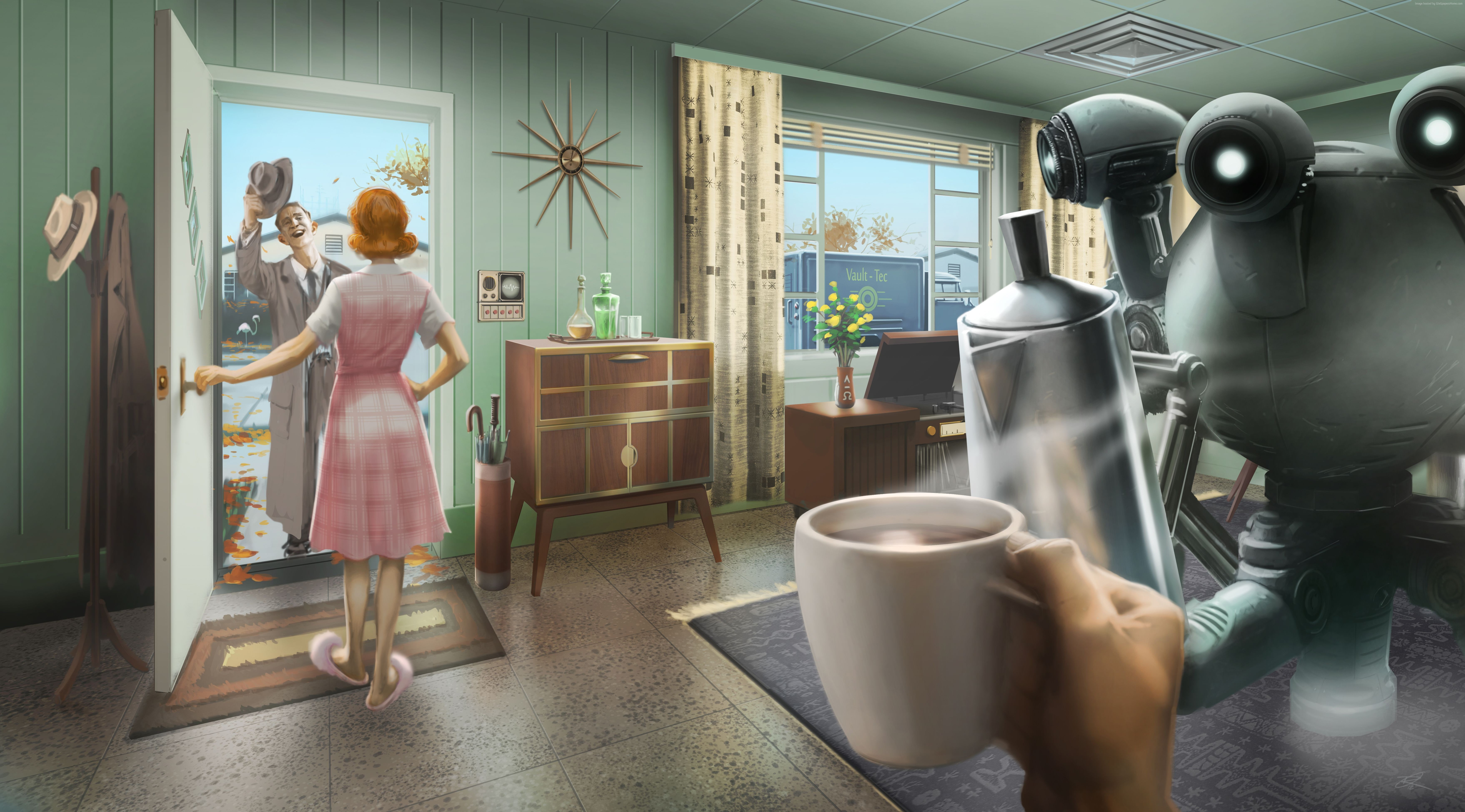 Best Games 2015, PC, PS4, 5K, screenshot, review, concept art, Xbox One, game, Fallout 4, shooter, HD Wallpaper