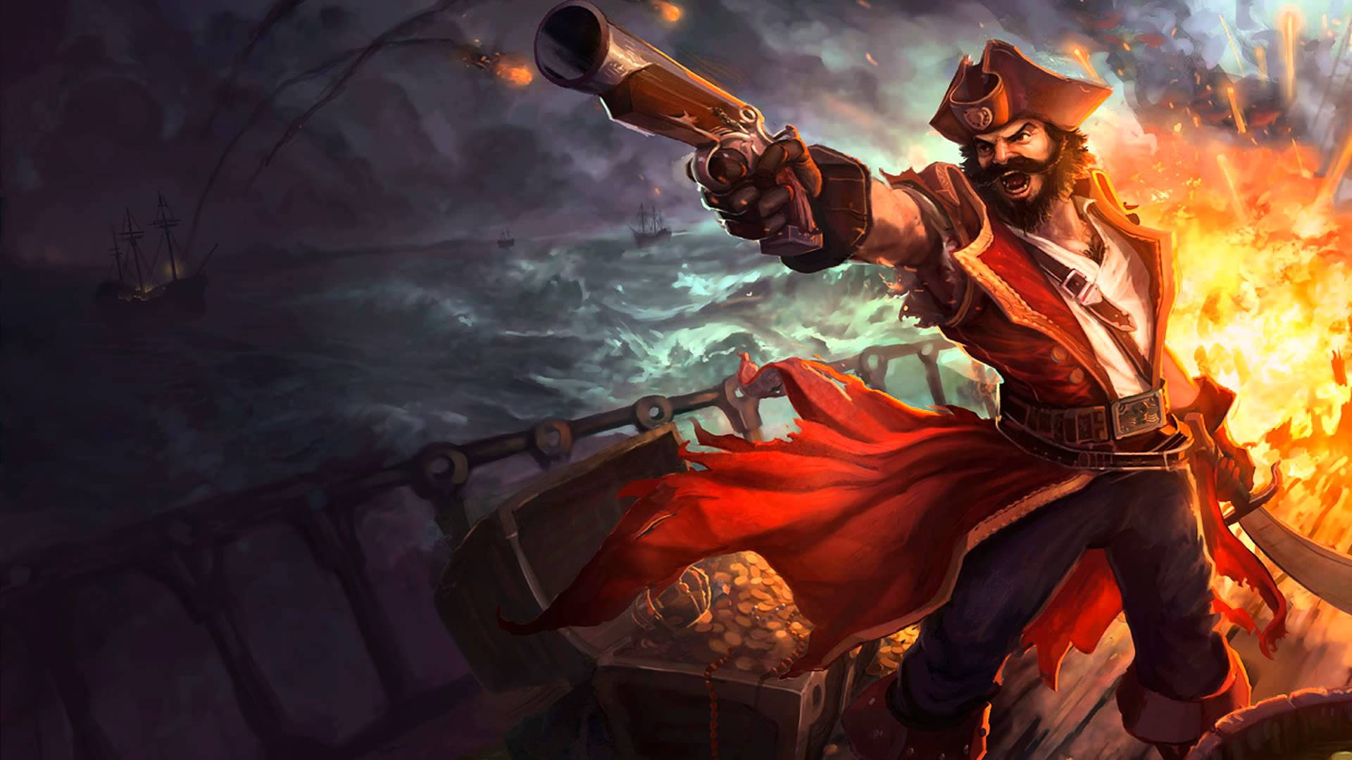champion, playable, league, gameplay, gangplank, 1080P, captain, spotlight, hd, legends, characters, HD Wallpaper