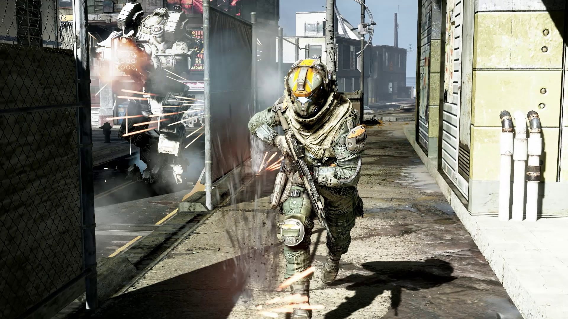 gameplay, 1080P, titanfall, soldier, HD Wallpaper