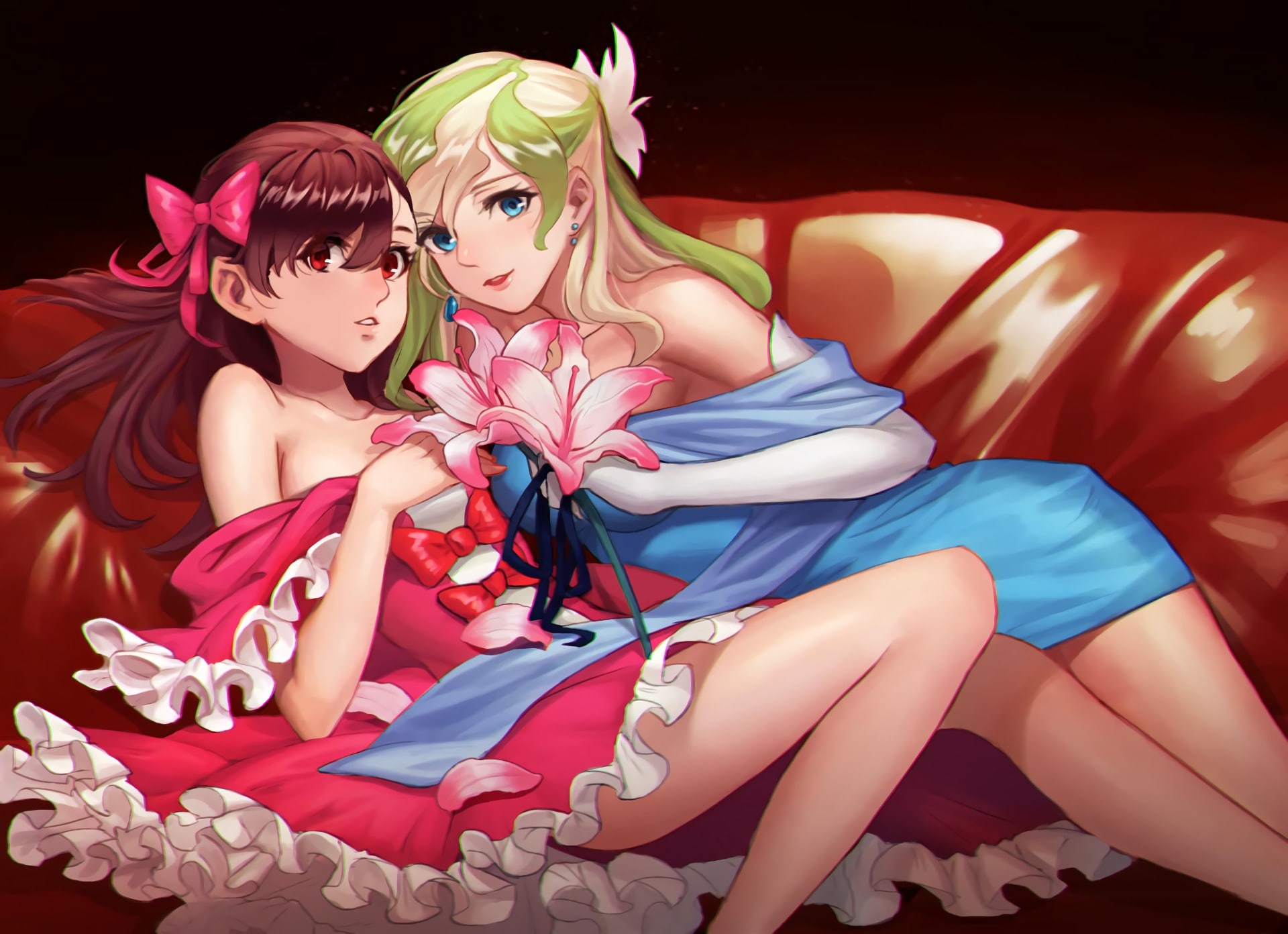 1080P, Little Witch Academia, Anime, Diana Cavendish, Akko Kagari, HD Wallpaper