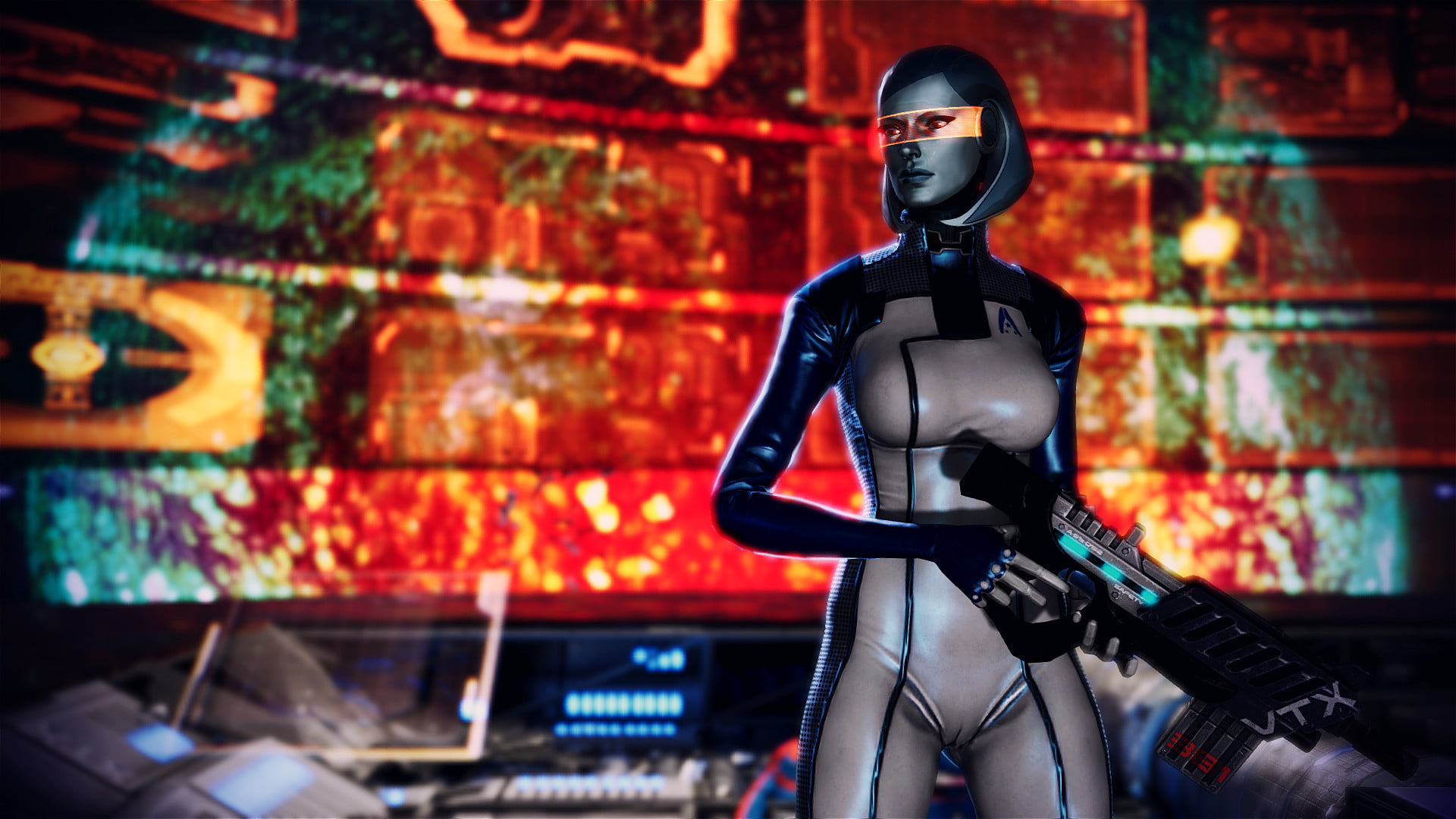 illuminated, no people, computer, male likeness, black, representation, art and craft, cyborg, Susie, indoors, focus on foreground, screenshot, connection, HD Wallpaper