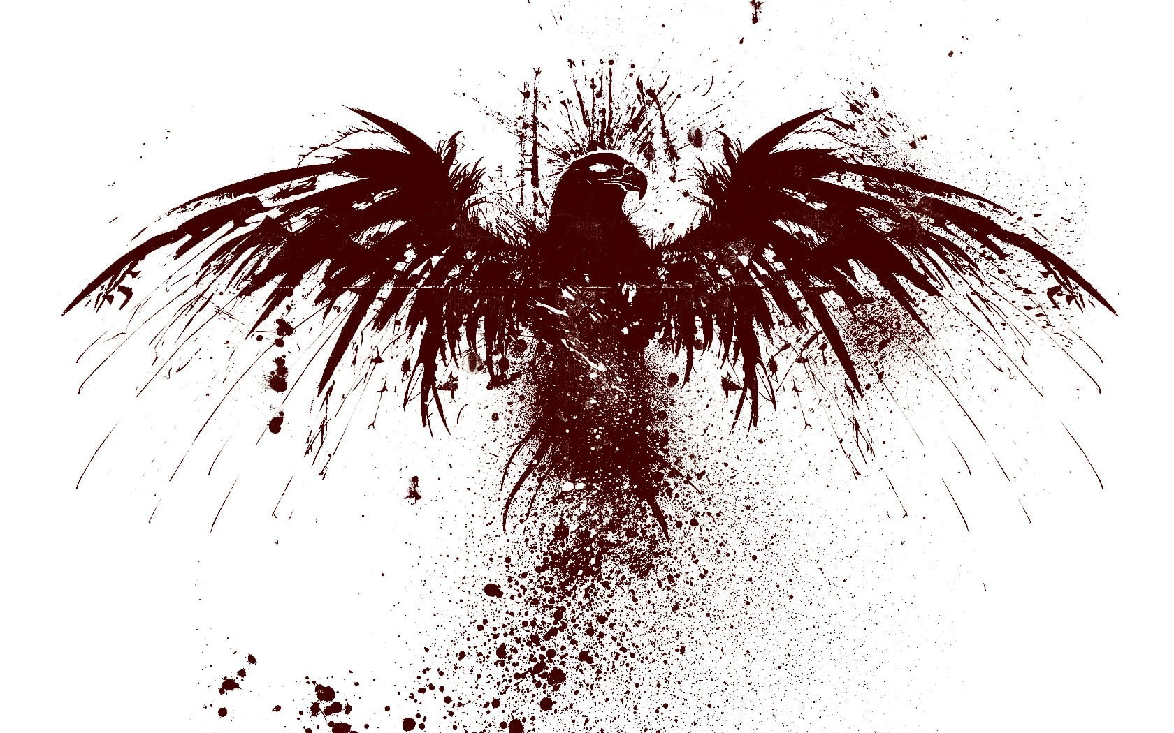 blood, 720P, eagle, HD Wallpaper