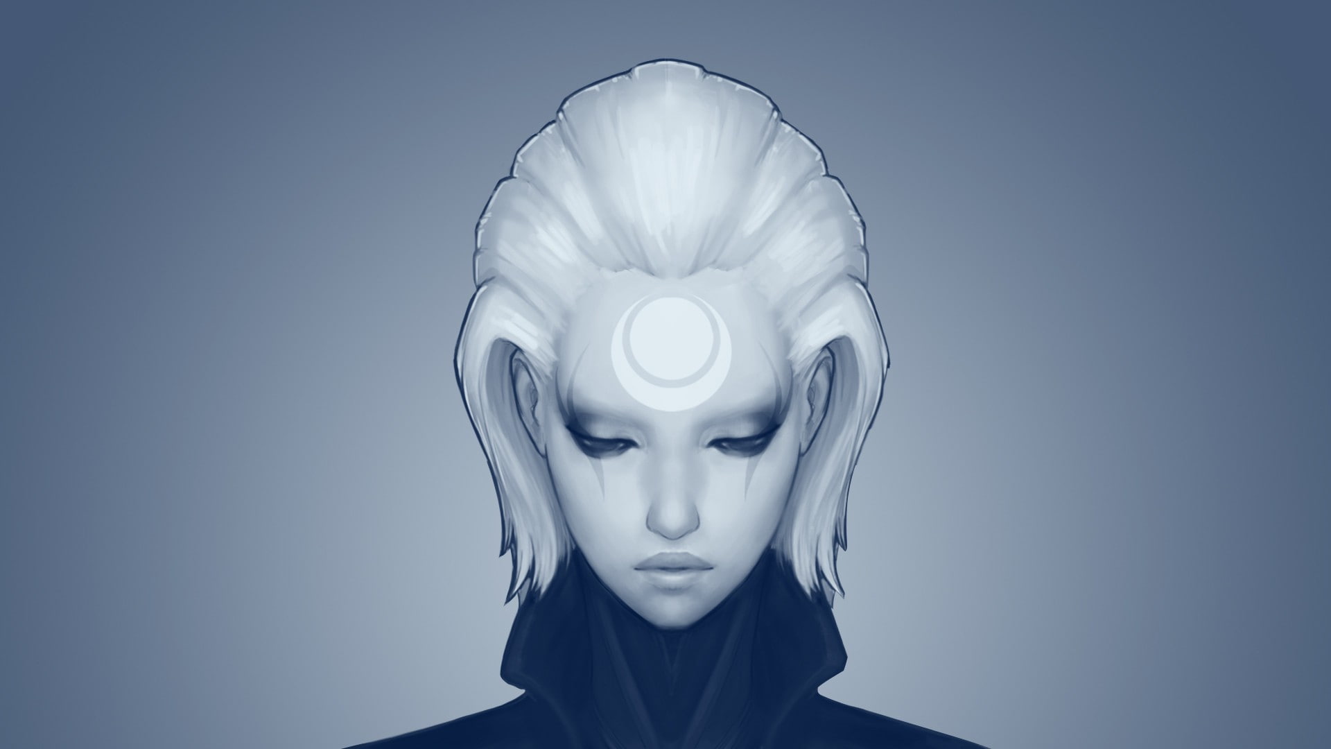video games, 1080P, League of Legends, Diana, HD Wallpaper