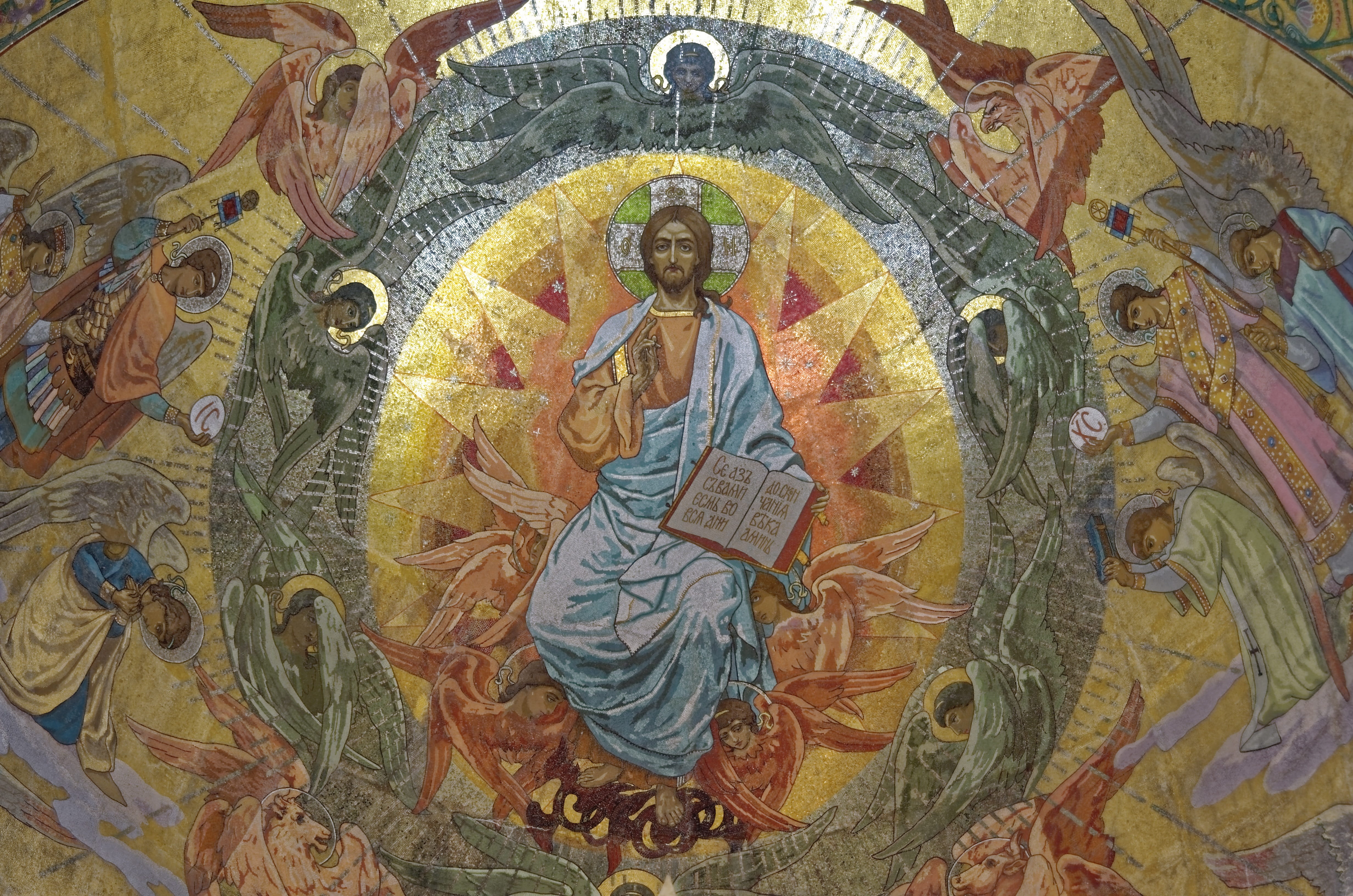 sankt petersburg, blanket, dome, place of worship, religion, spilled blood, mosaics, fresco, female likeness, belief, building, russia, 4K, art and craft, HD Wallpaper