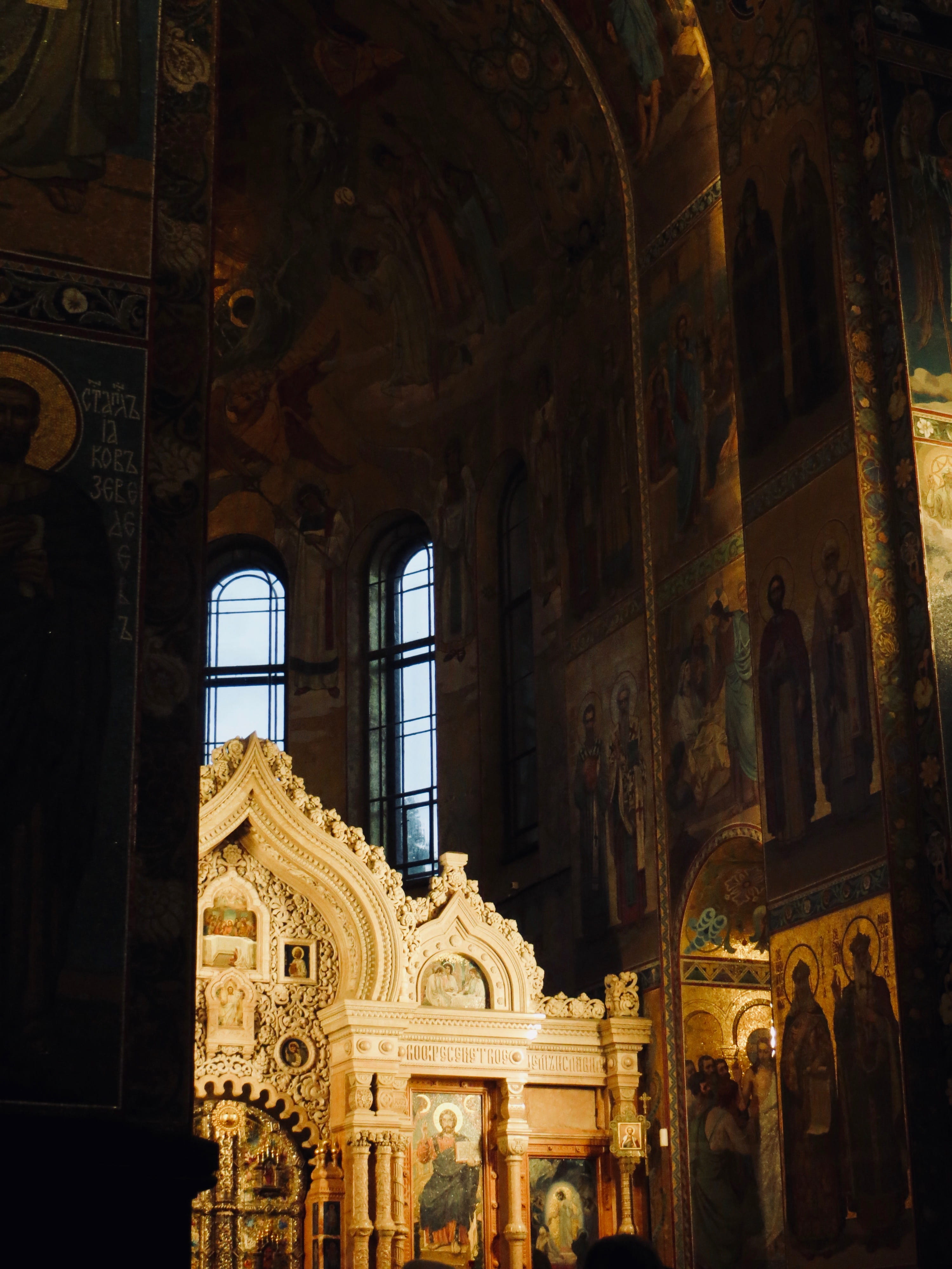building, belief, altar, housing, tourism, human, art and craft, spirituality, russia, built structure, painting, indoors, the past, ancient civilization, Phone HD Wallpaper