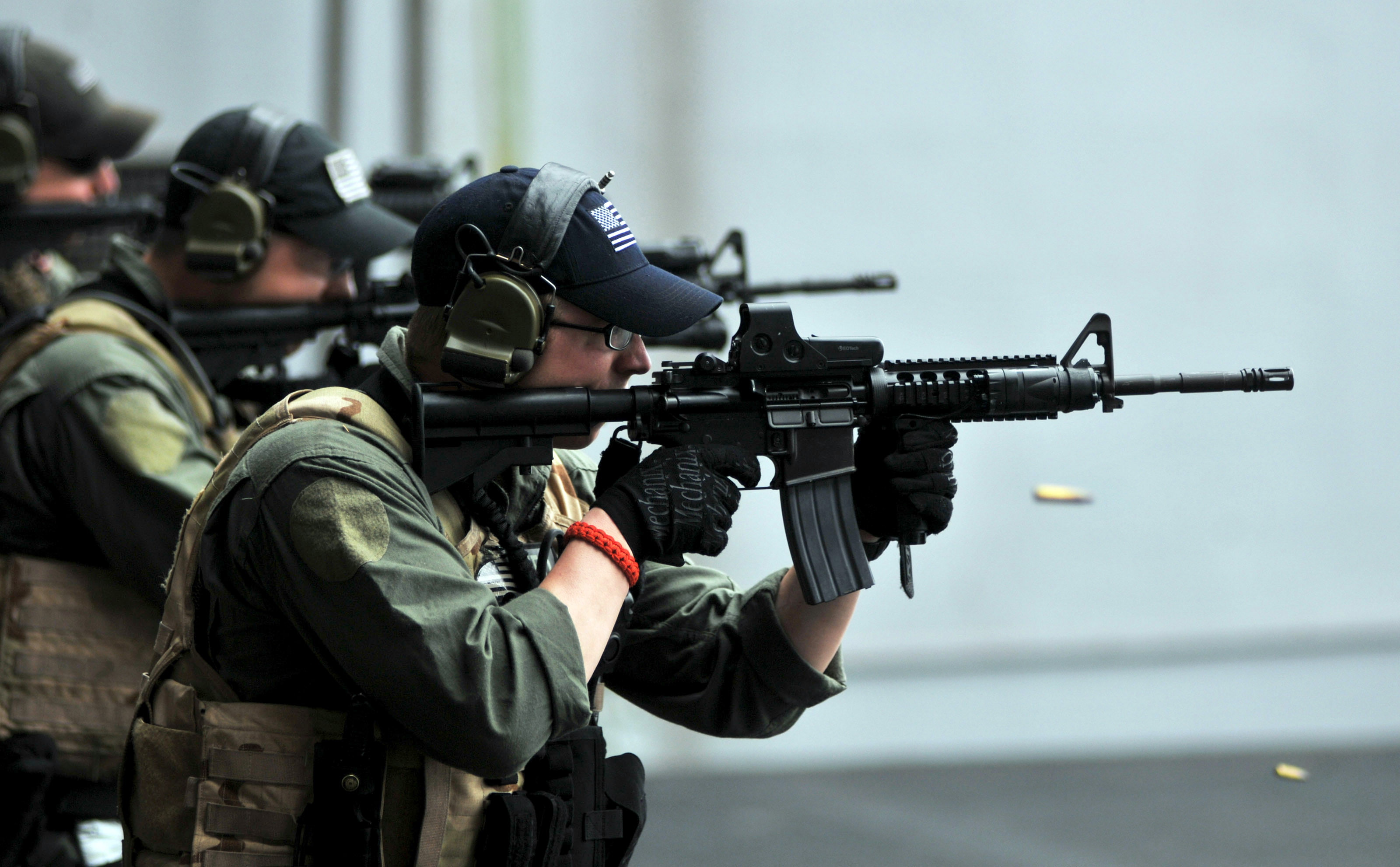 military, weapon, ammo, gun, rifle, police, 2K, m4a1, HD Wallpaper
