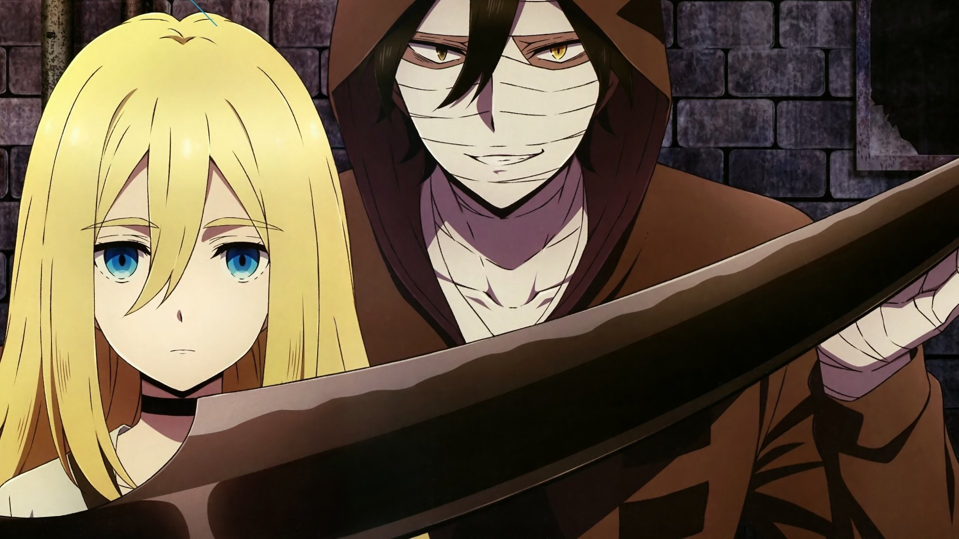 Rachel Gardner, Zack (Satsuriku No Tenshi), 1080P, Satsuriku no Tenshi, Anime, HD Wallpaper
