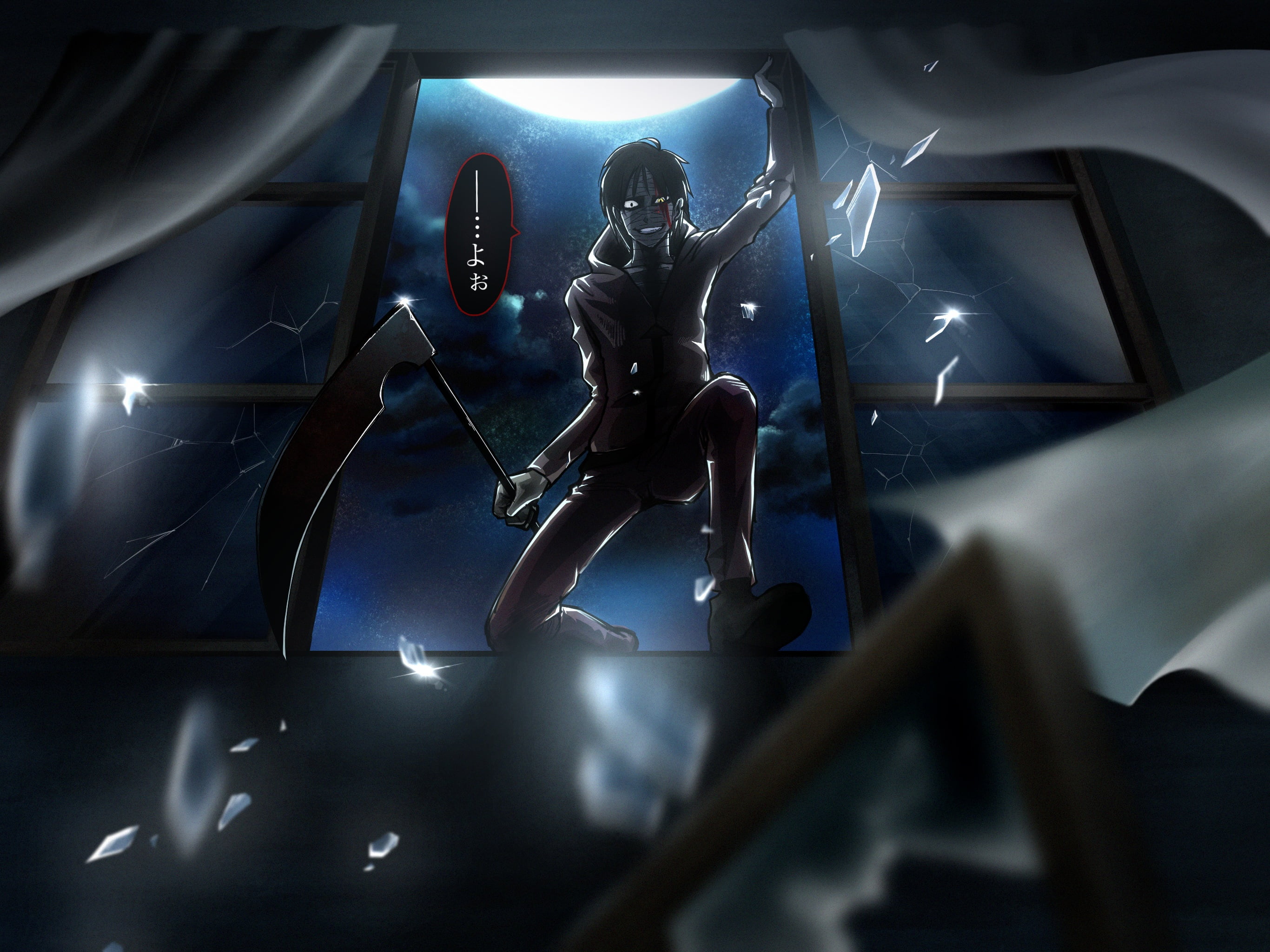 2K, Zack (Angels Of Death), Angels Of Death, Anime, HD Wallpaper