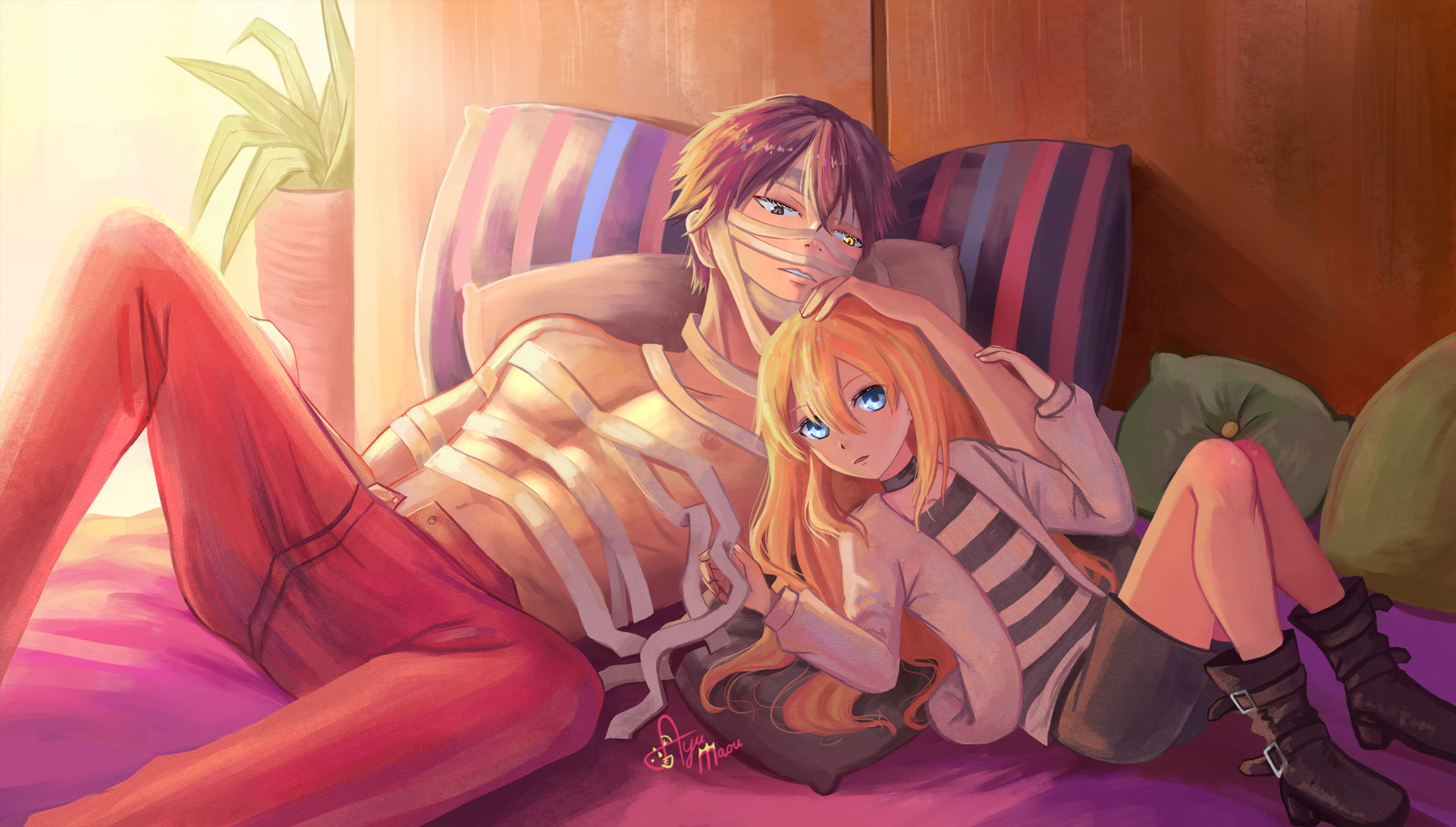 Anime, Rachel Gardner, 1080P, Zack (Angels Of Death), Angels Of Death, HD Wallpaper