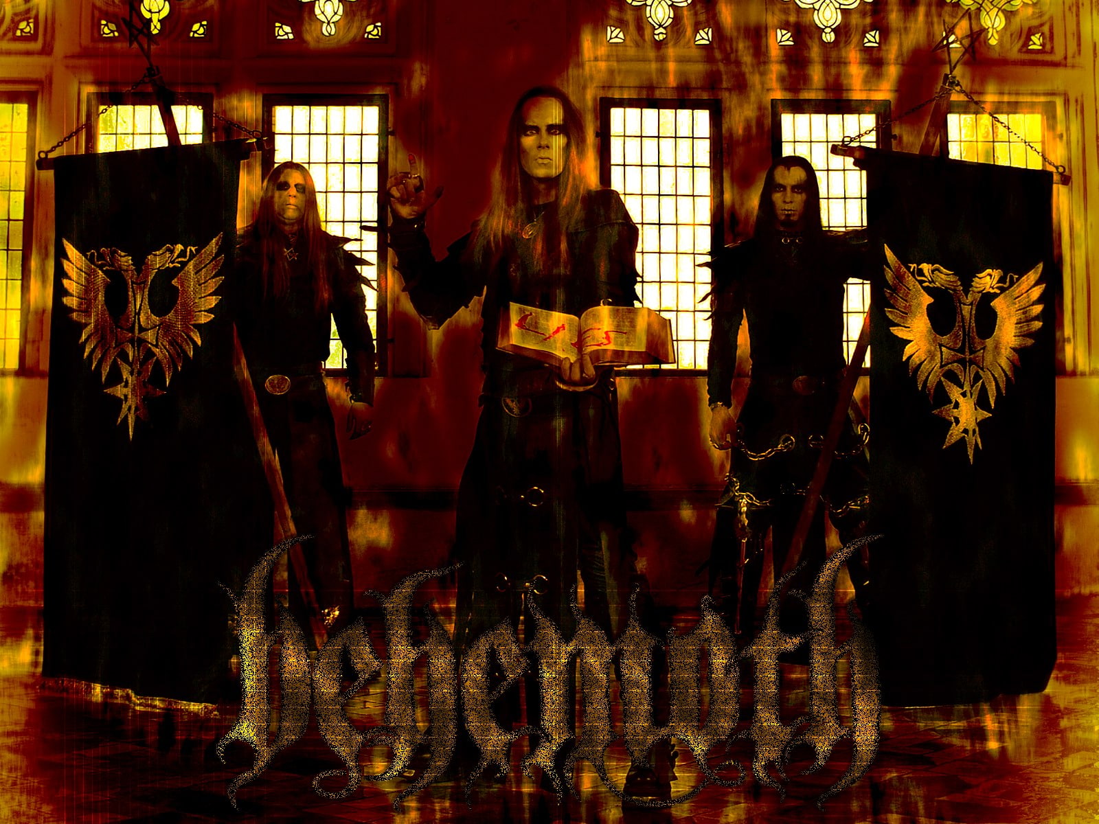 bands, black, groups, hard, 720P, metal, music, rock, entertainment, heavy, behemoth, HD Wallpaper