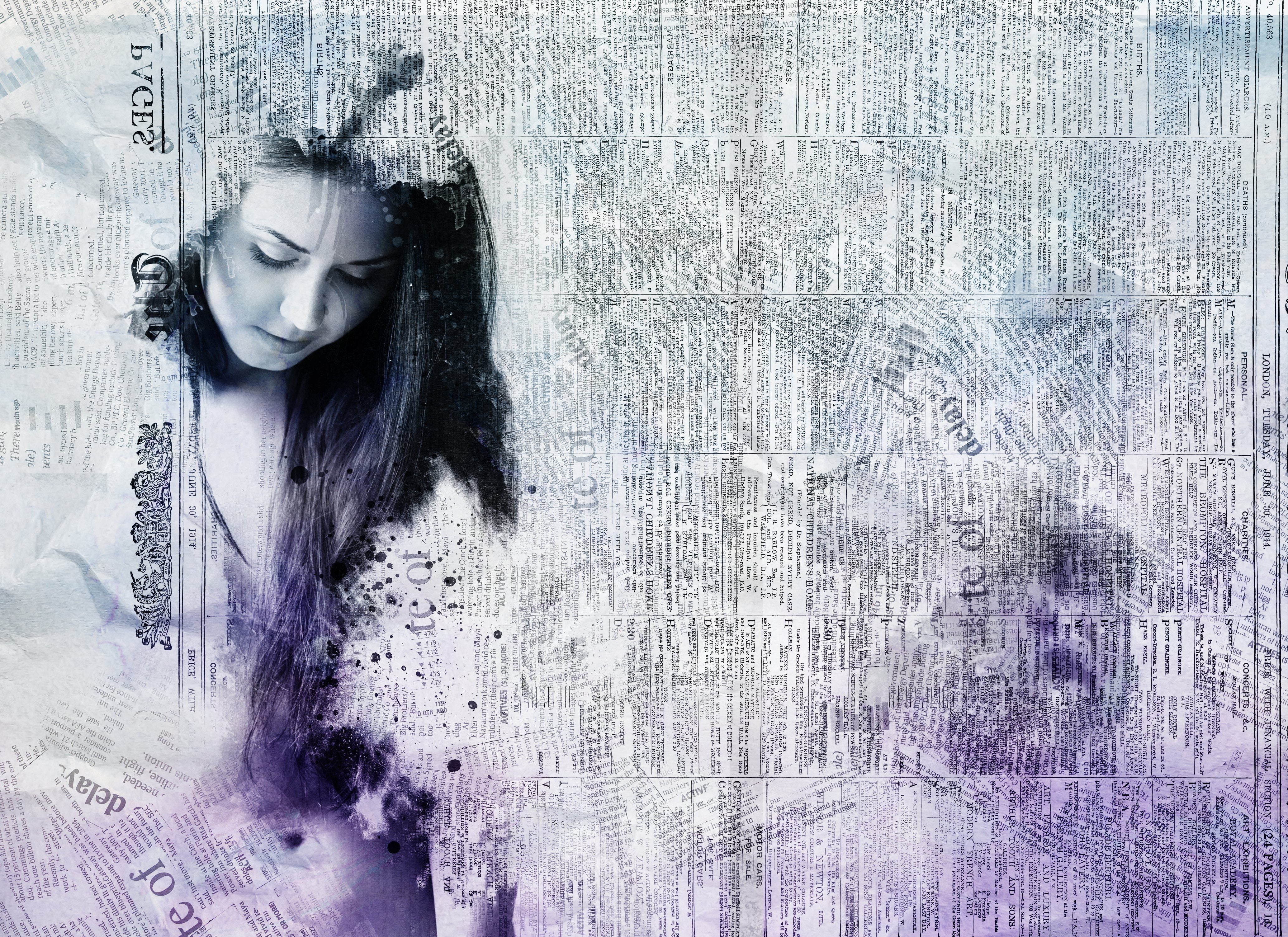 4K, ink wash paintings, HD Wallpaper