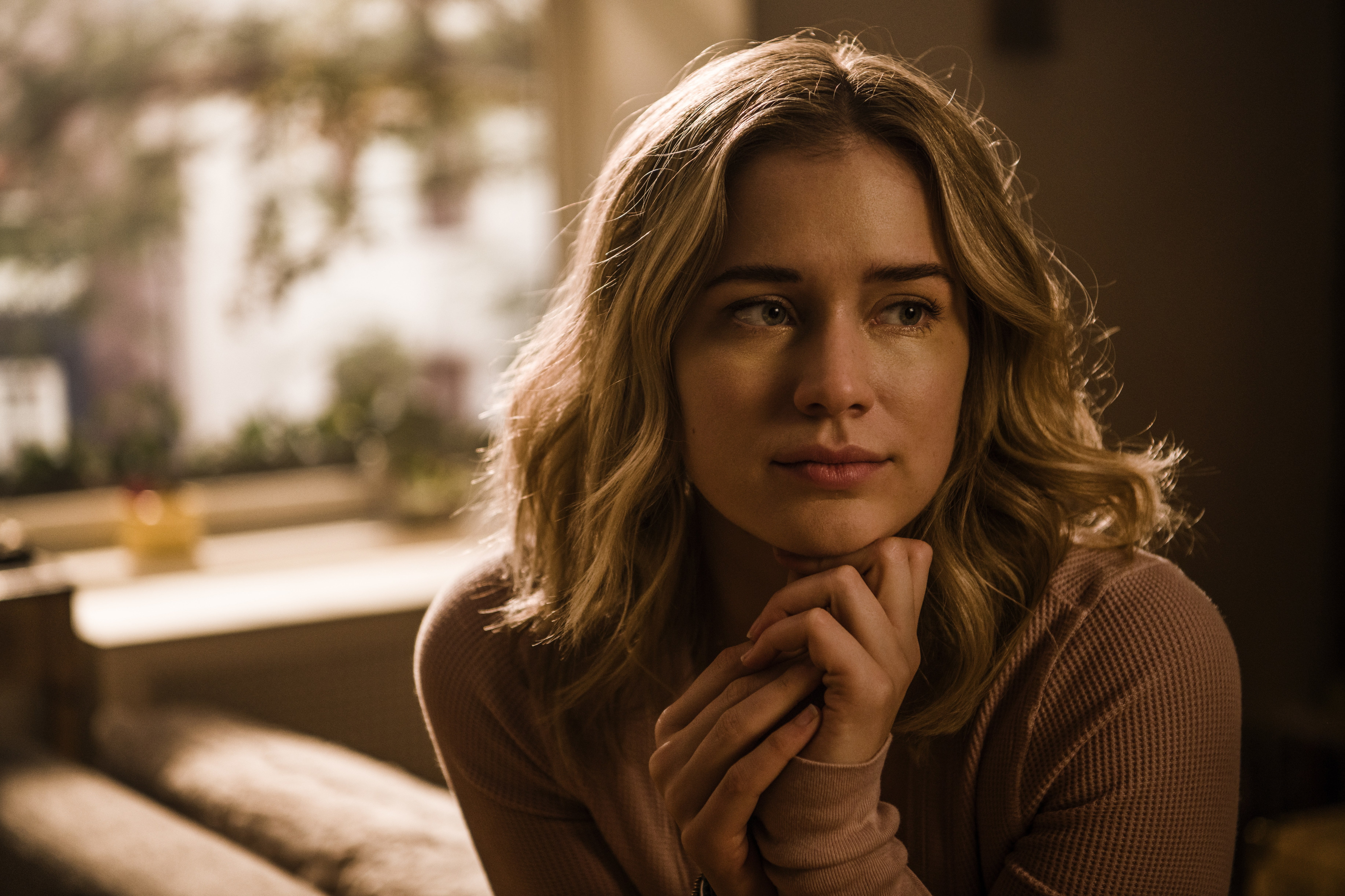 women, actress, blonde, 5K, Elizabeth Lail, HD Wallpaper