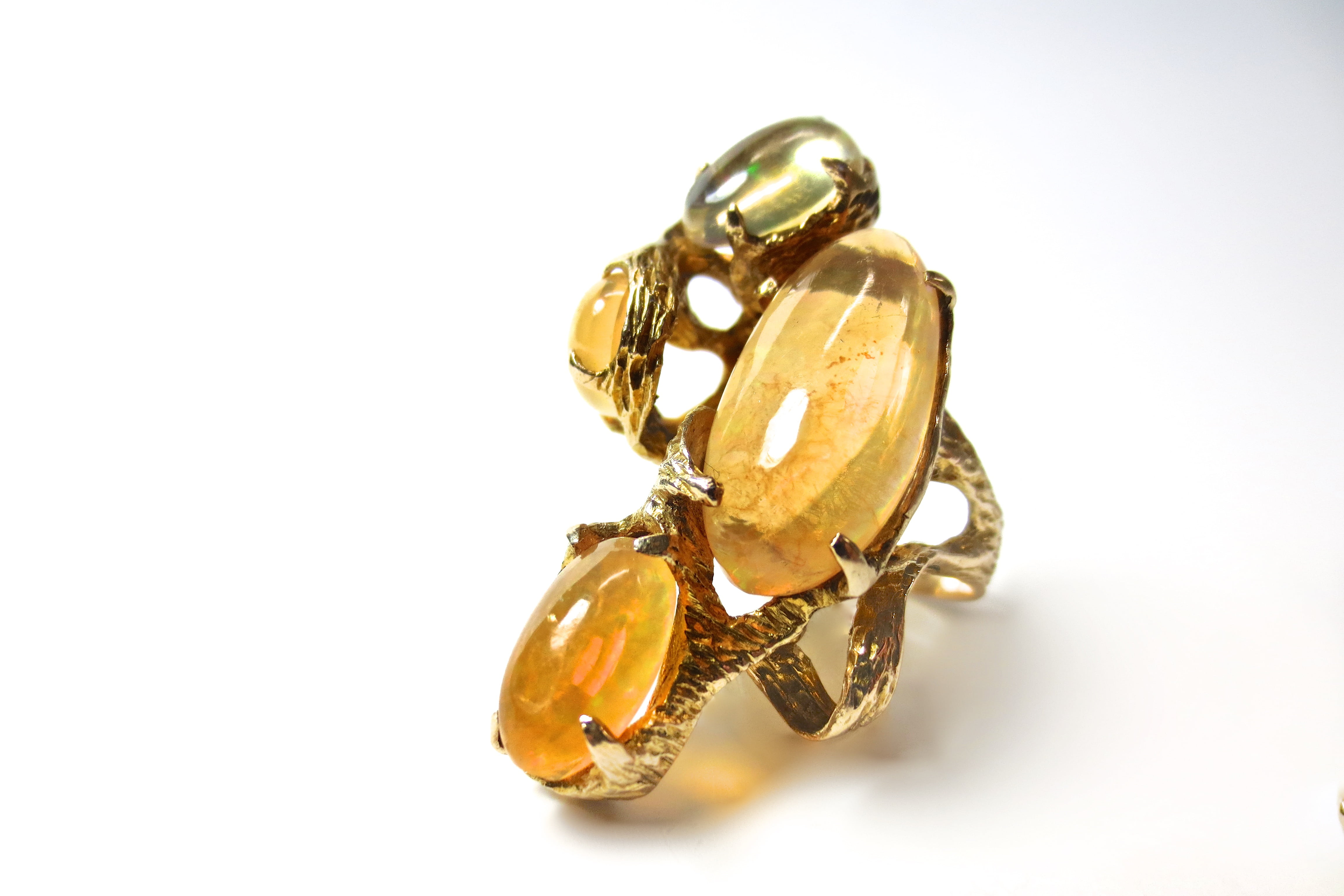 shiny, wealth, single object, gemstones, diamond ring, diamond - gemstone, gold colored, white background, gold, orange, personal accessory, day, luxury, HD Wallpaper
