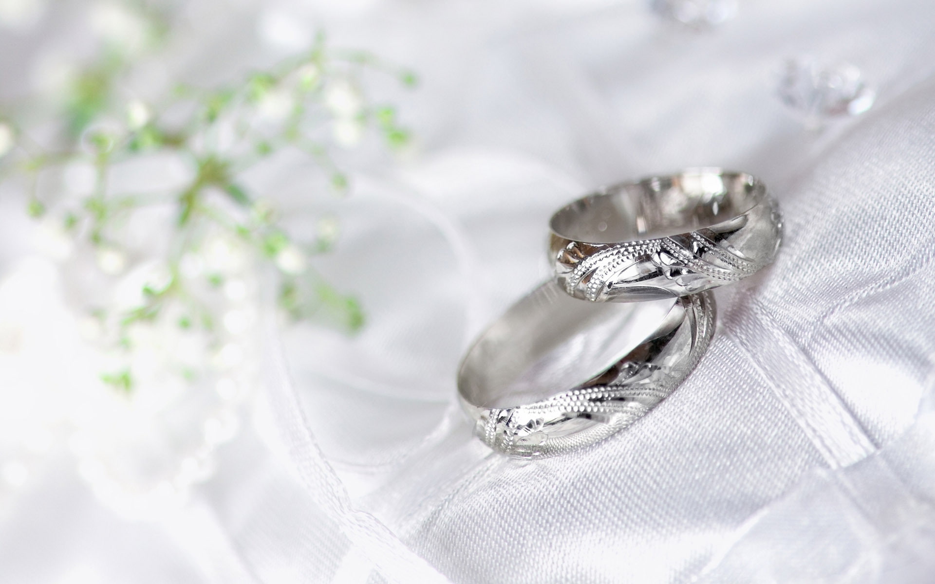 wealth, emotion, shiny, platinum, event, two, wedding, diamond - gemstone, diamond ring, celebration, indoors, rings, expense, silver, positive emotion, HD Wallpaper