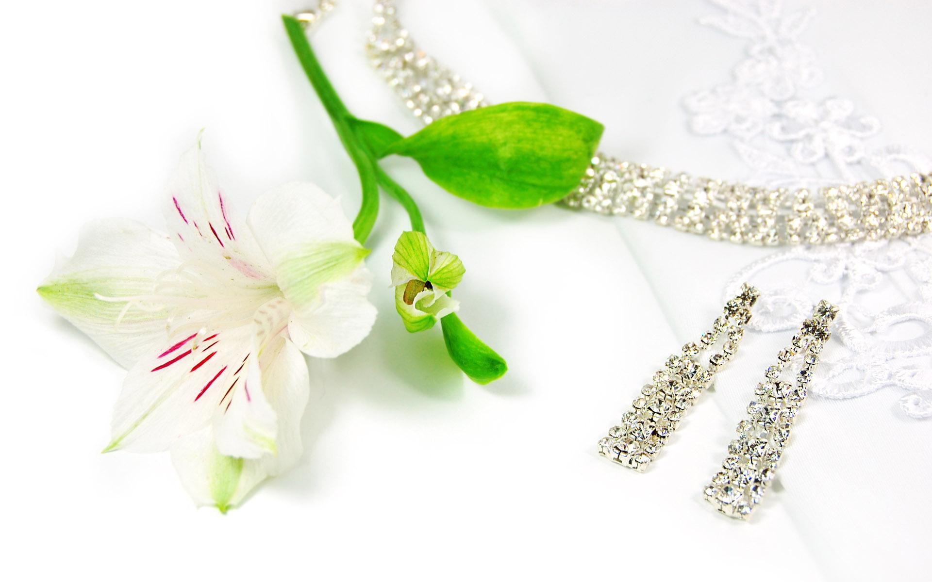 party, flower, greenfroggy, jewellery, 1080P, soft, dianna, time, HD Wallpaper