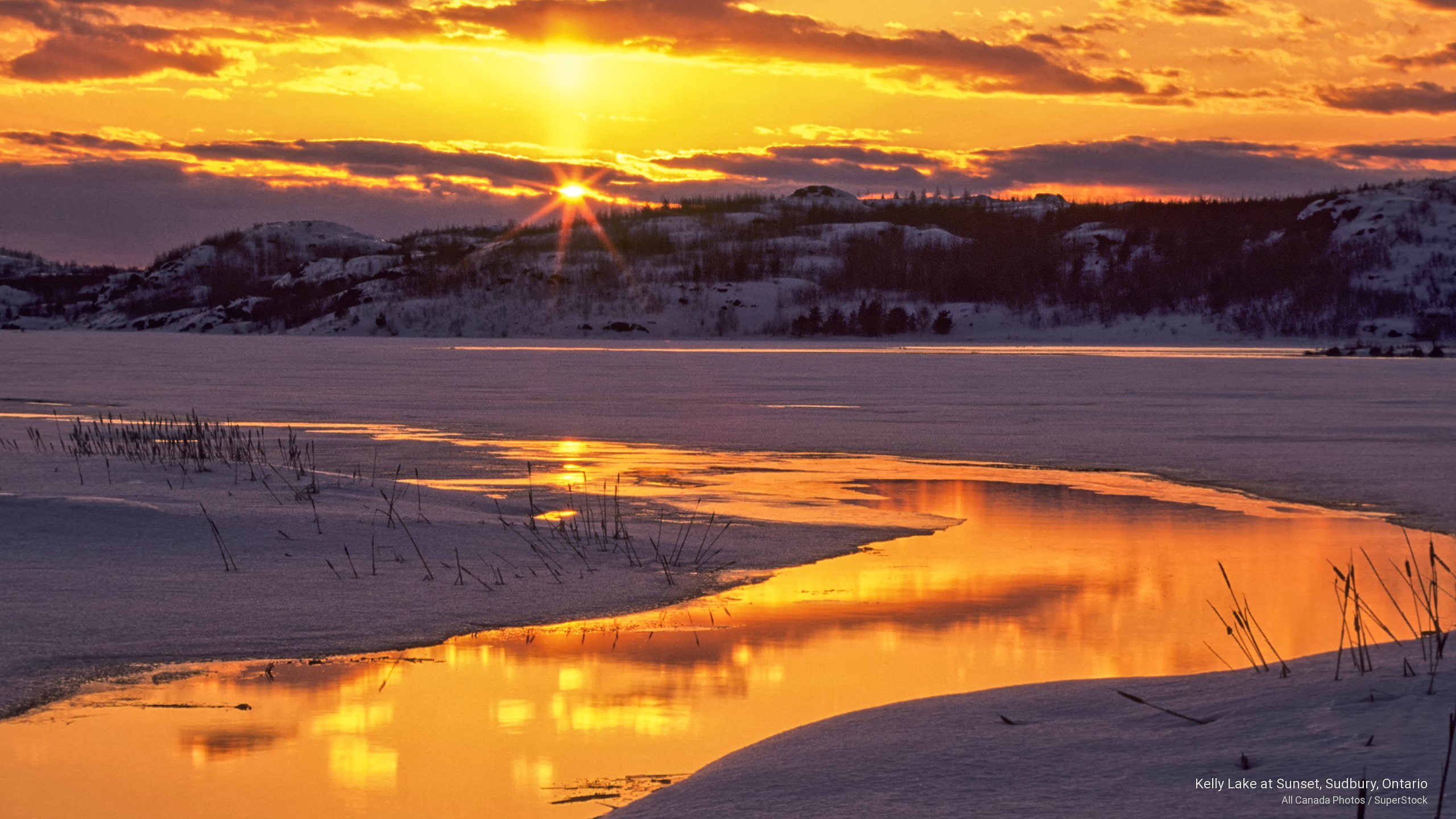 lake, kelly, 2K, Nature, ontario, sudbury, sunset, HD Wallpaper