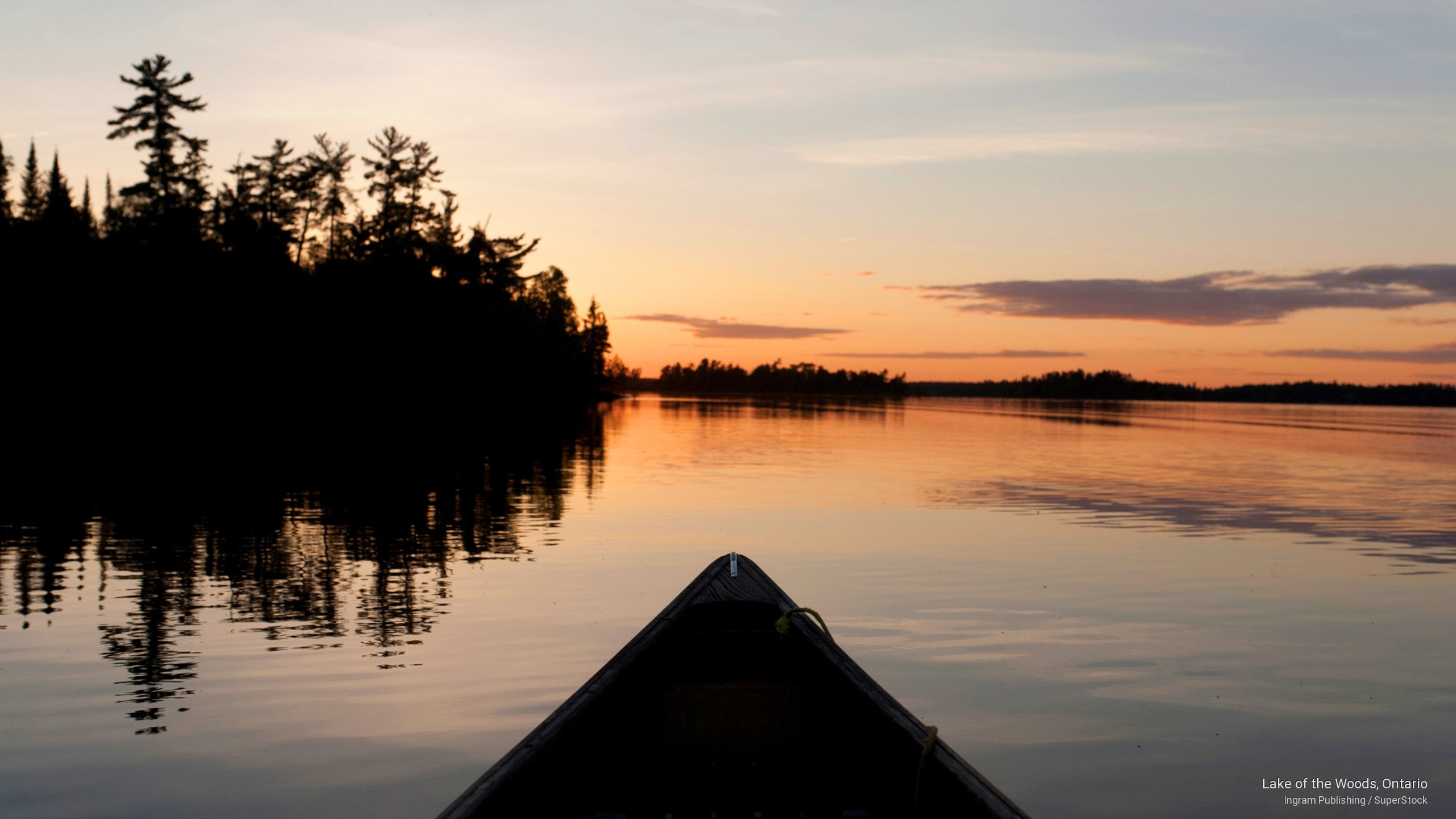 Spring/Summer, ontario, 2K, lake, woods, HD Wallpaper