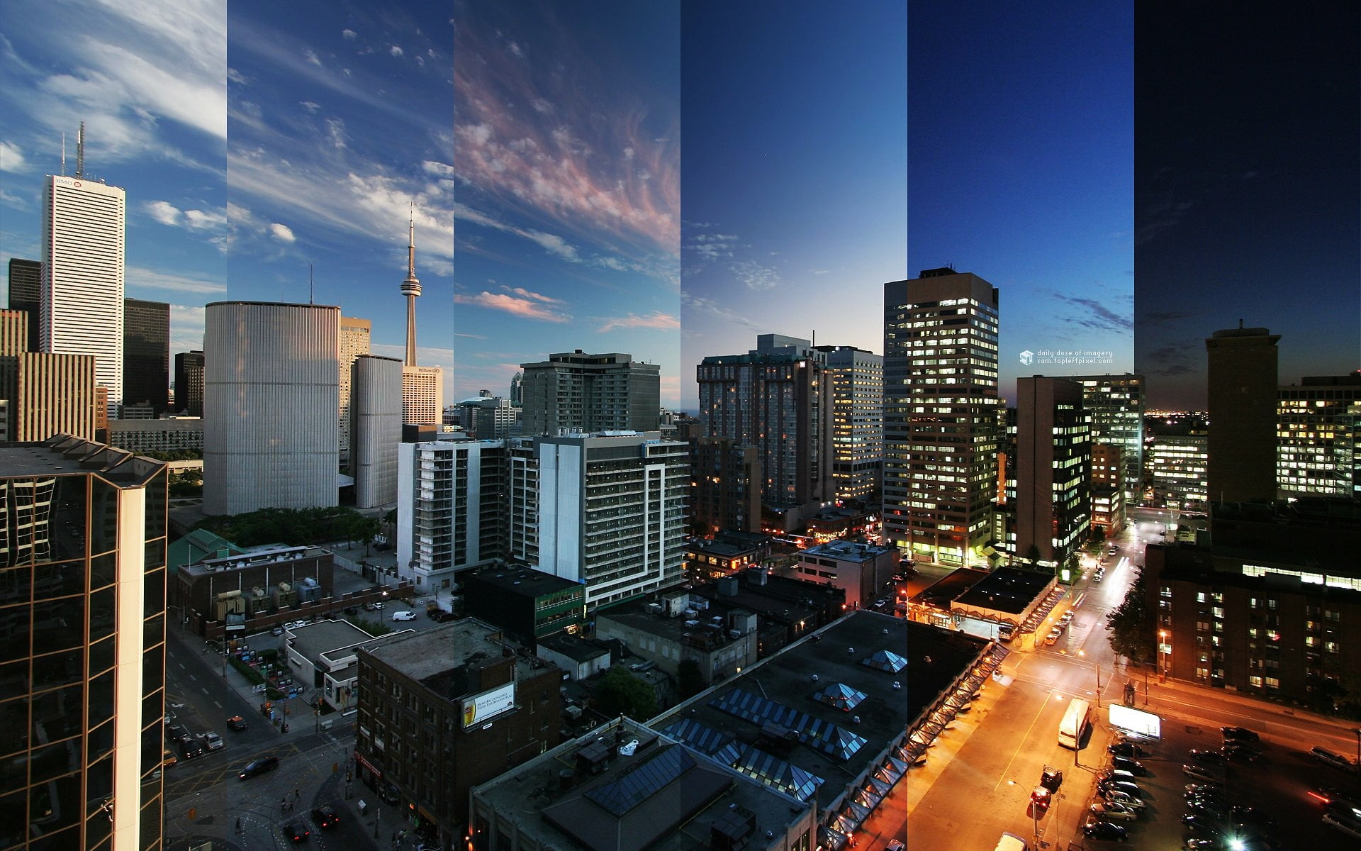canada, hd, travel and world, 1080P, toronto, travel, world, reflections, HD Wallpaper