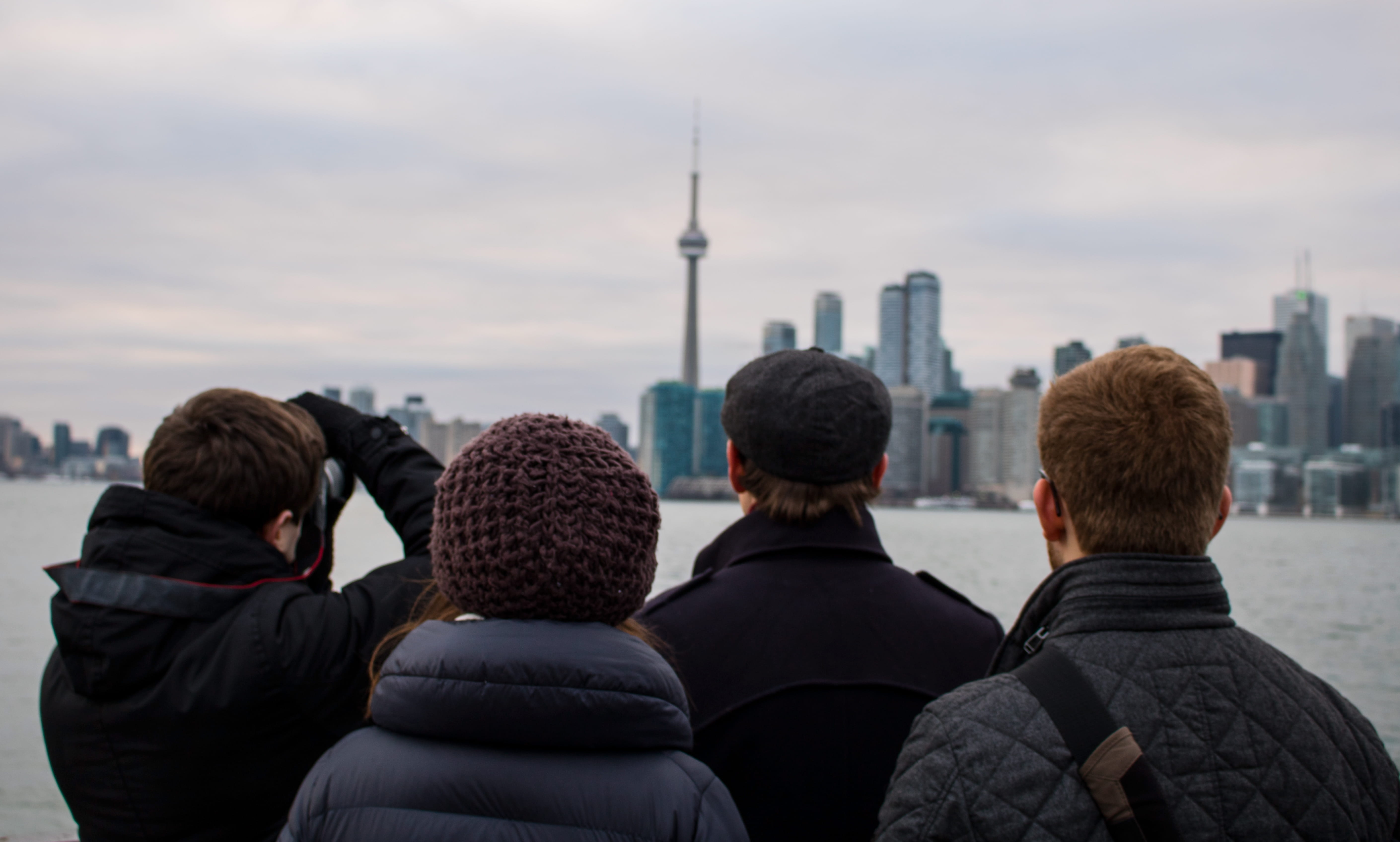 trip, tall - high, rear view, real people, skyscraper, travel, lifestyles, women, headshot, ocean, winter, city, building exterior, 5K, nature, tourism, HD Wallpaper
