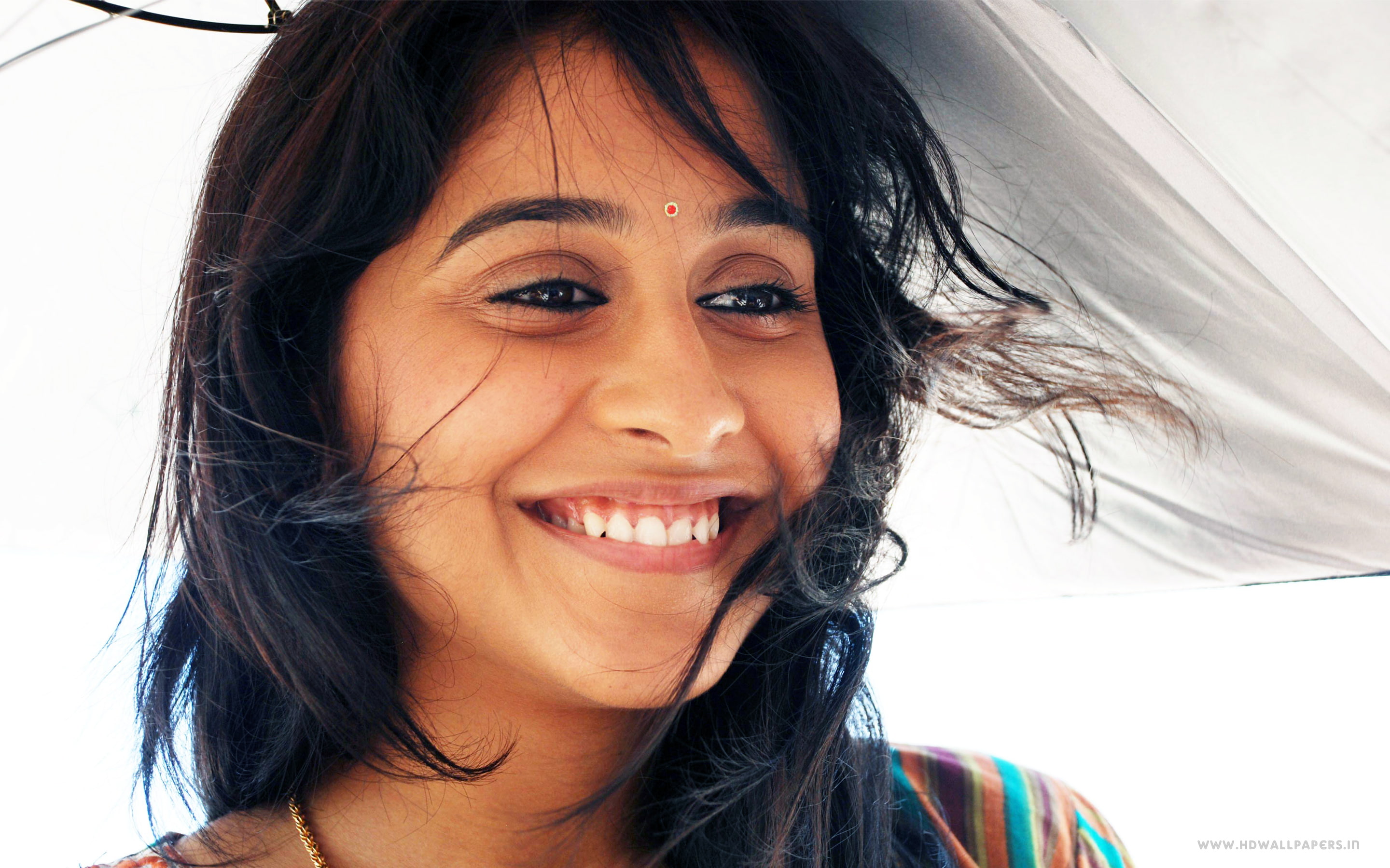 hairstyle, smiling, front view, Nirnayam, real people, happiness, one person, long hair, headshot, young adult, Cassandra, hair, beautiful woman, toothy smile, HD Wallpaper