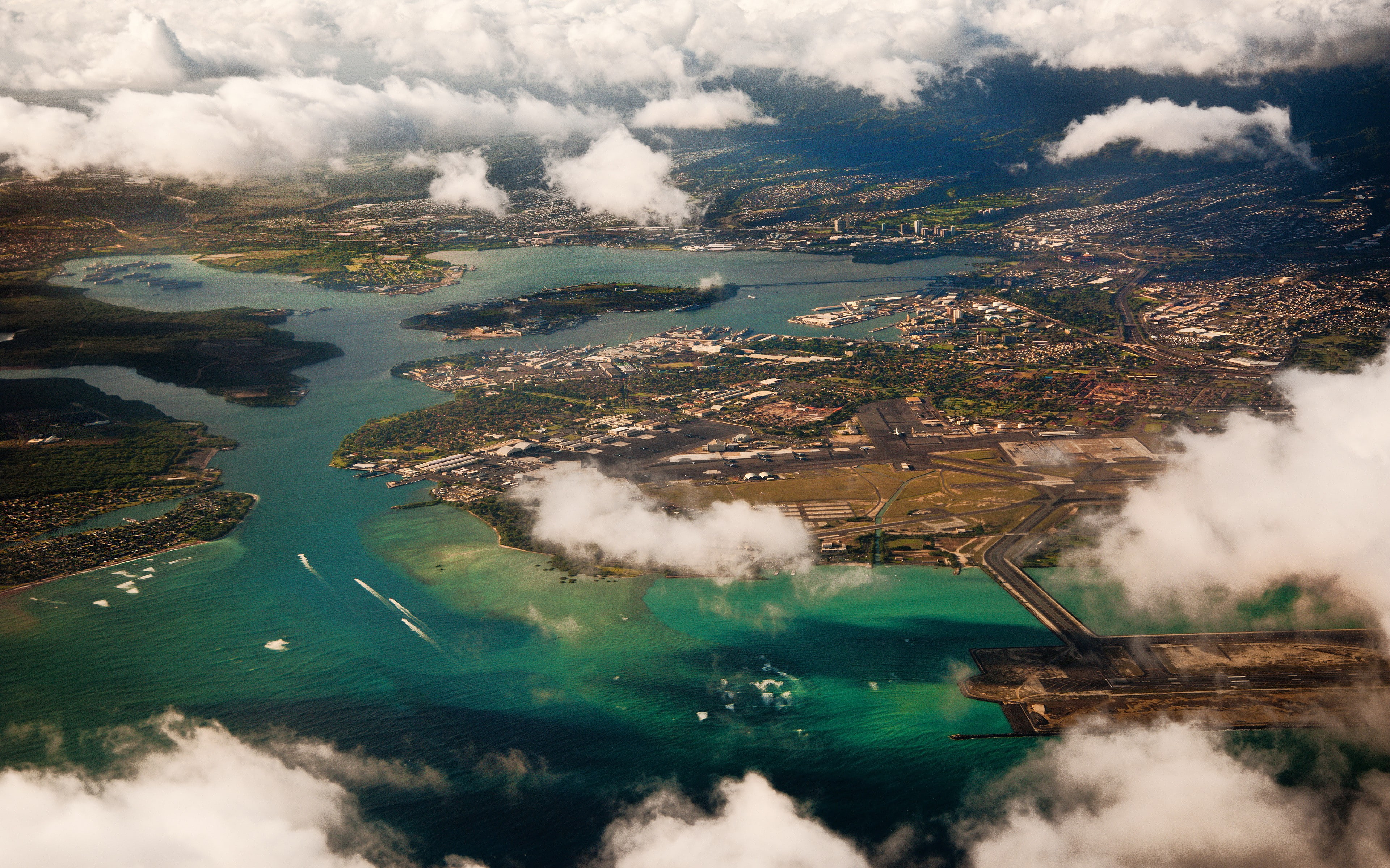 pearl, 4K, harbor, nature, abstract, HD Wallpaper