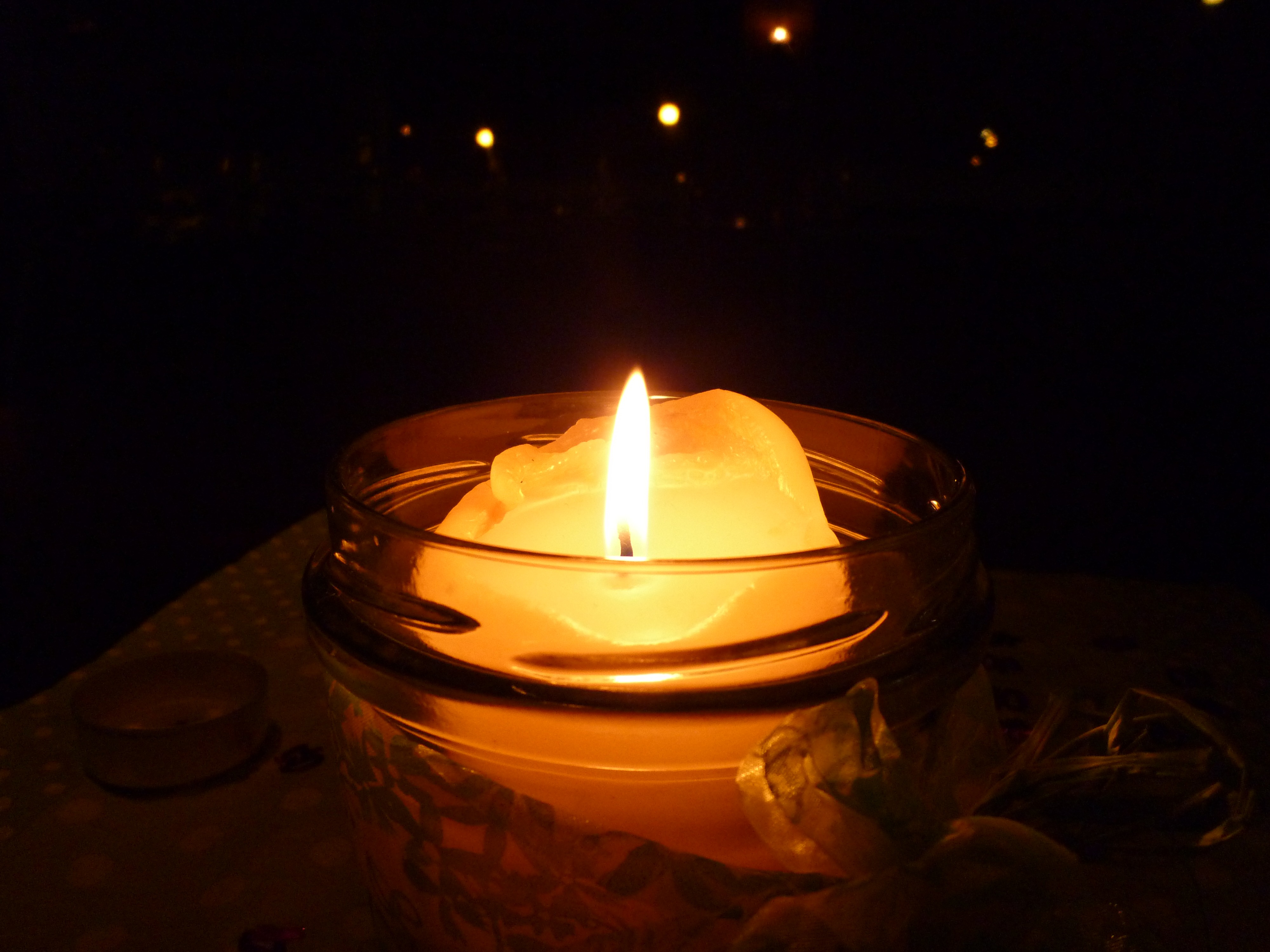 fire, electric lamp, table, no people, flame, lit, night, dark, glowing, votive, burning, close-up, light - natural phenomenon, illuminated, heat - temperature, HD Wallpaper