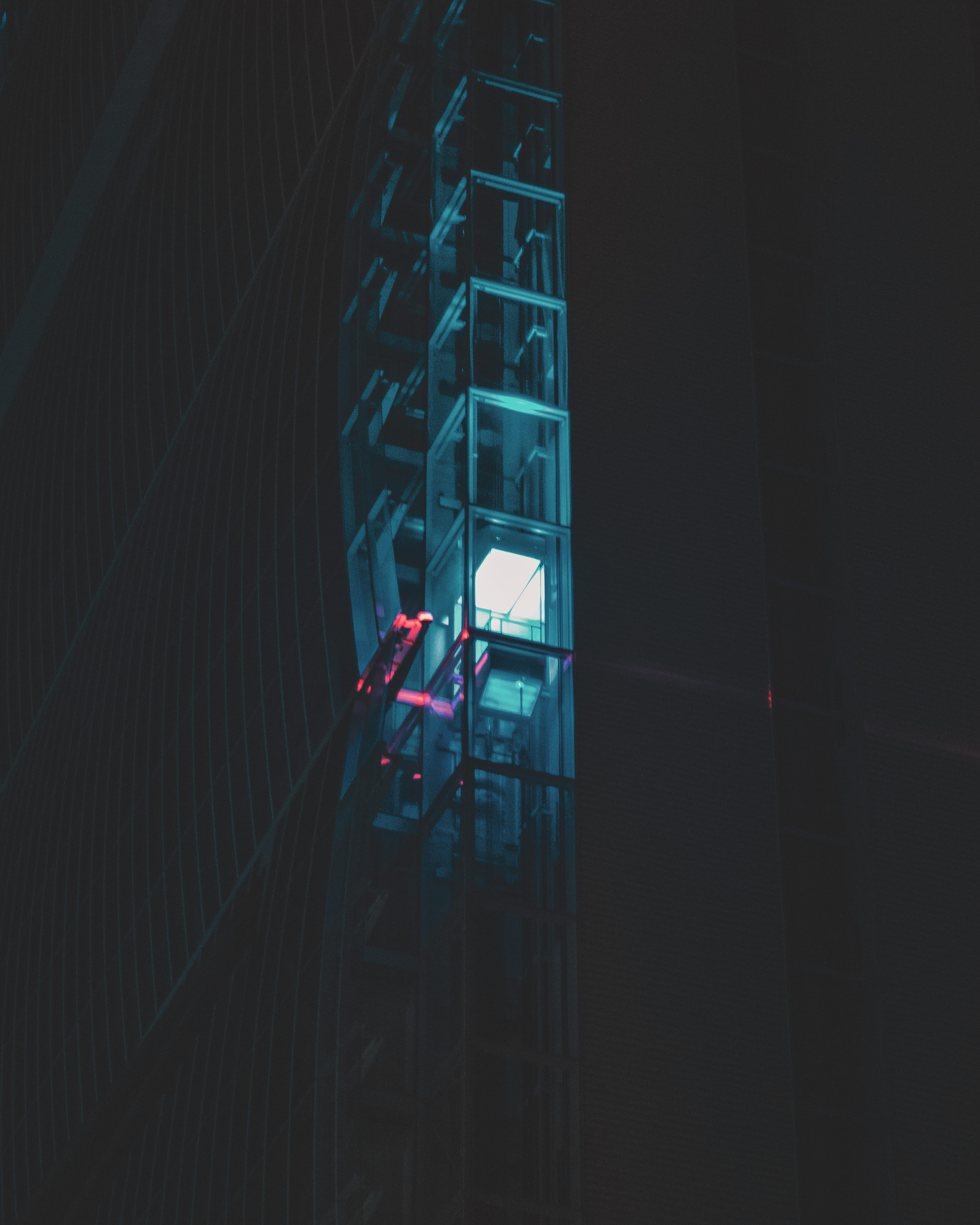 milano, nature, city, window, light, red, working, unrecognizable person, night, building exterior, white, outdoors, urban, full length, italia, milan, Phone HD Wallpaper