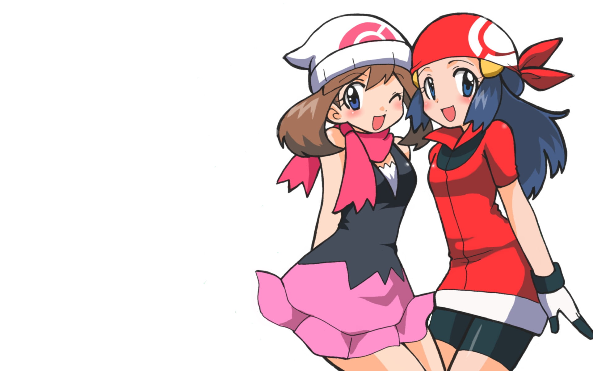 May (Pokémon), 1080P, Pokémon, Dawn (Pokémon), HD Wallpaper
