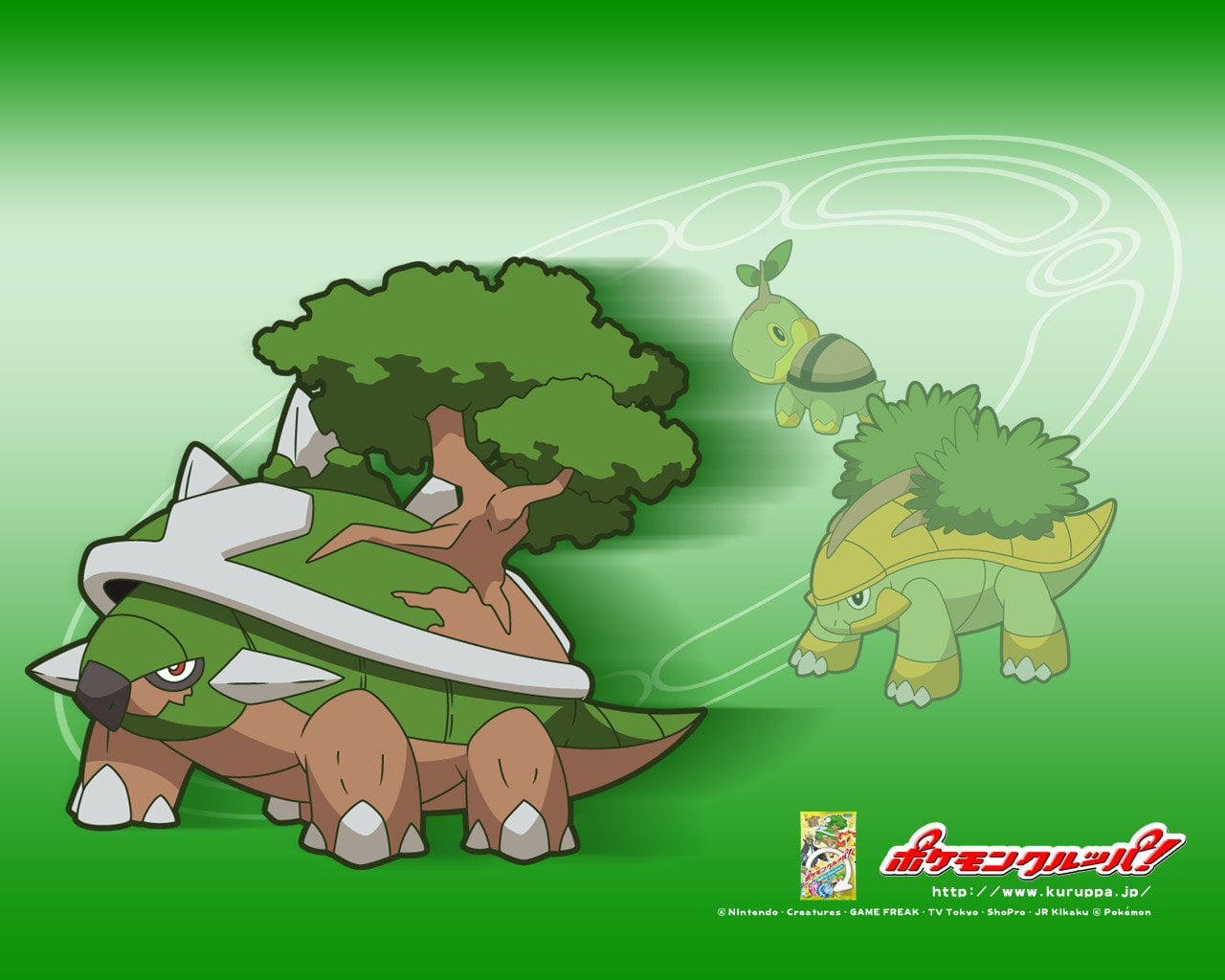 world map, architecture, animal wildlife, land, animal representation, green background, Pokémon, 720P, outdoors, no people, Grotle (Pokémon), map, tree, HD Wallpaper