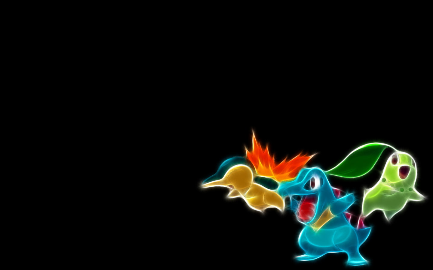 Cyndaquil (Pokémon), 720P, Pokémon, Chikorita (Pokémon), Totodile (Pokémon), Starter Pokemon, HD Wallpaper