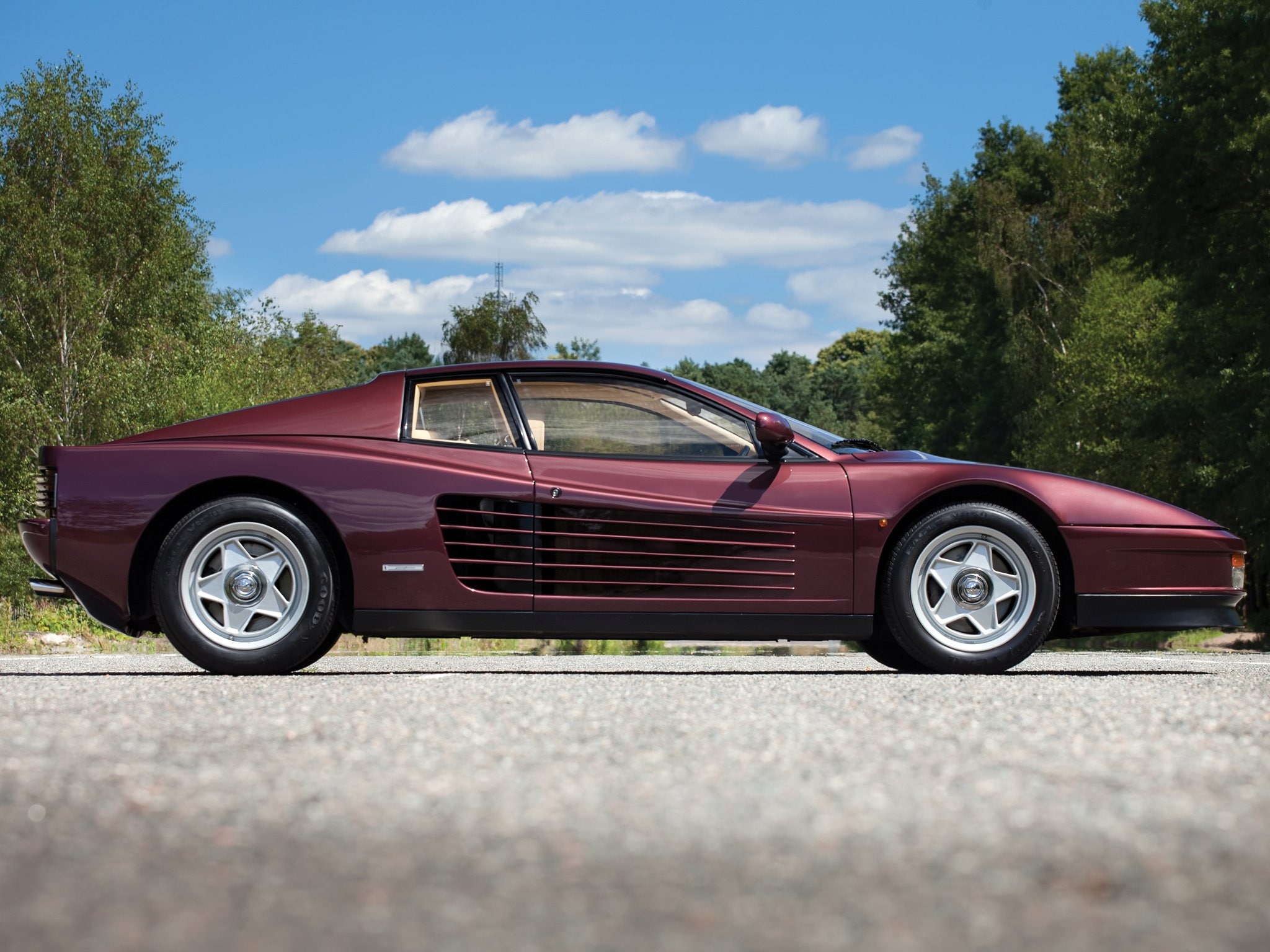 1986 92, ferrari, supercar, 1080P, testarossa, HD Wallpaper