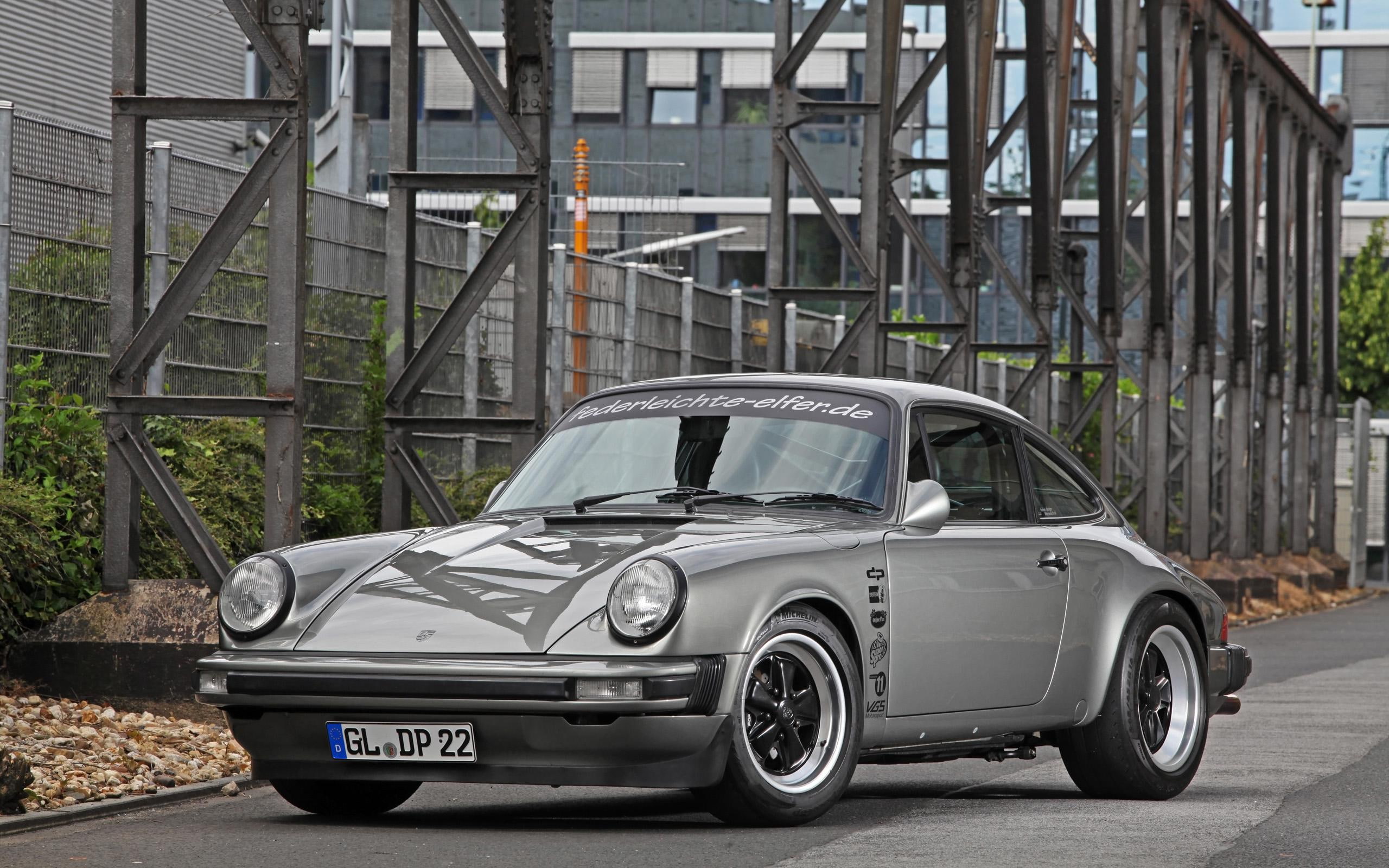 motorsport, gray, 2K, dp, sleeper, 1986, porsche, coupe, cars, HD Wallpaper
